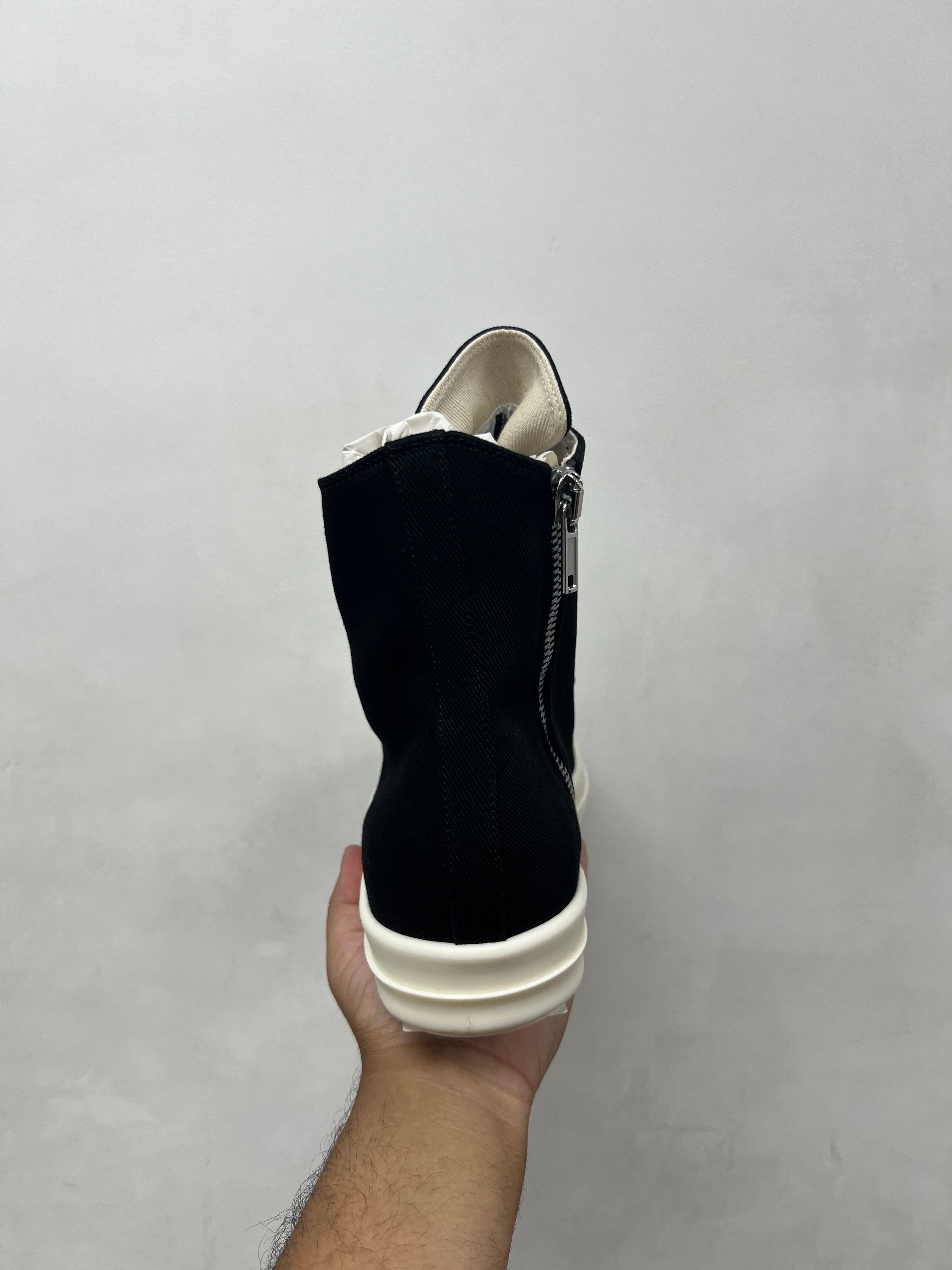 Rick Owens Black DRKSHDW Jumbo Lace Hi Sneakers