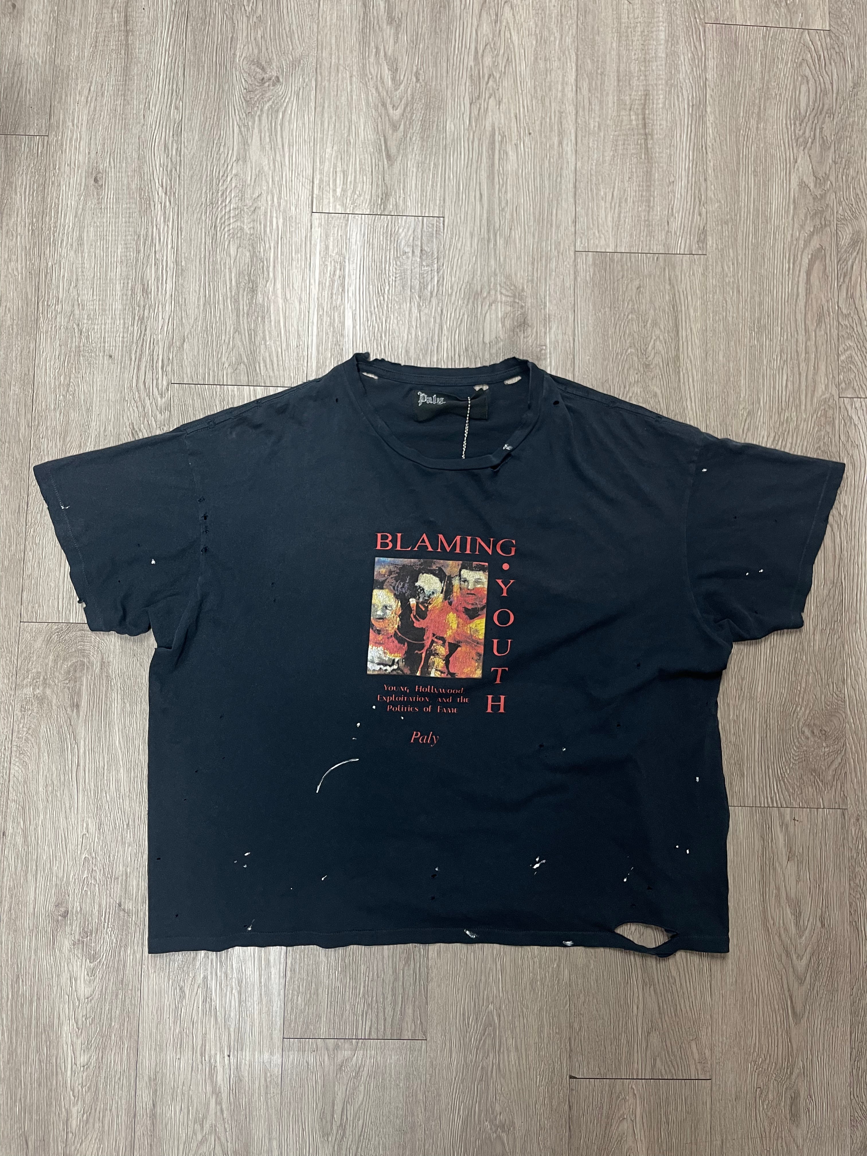Paly Blaming Youth Distressed Tee