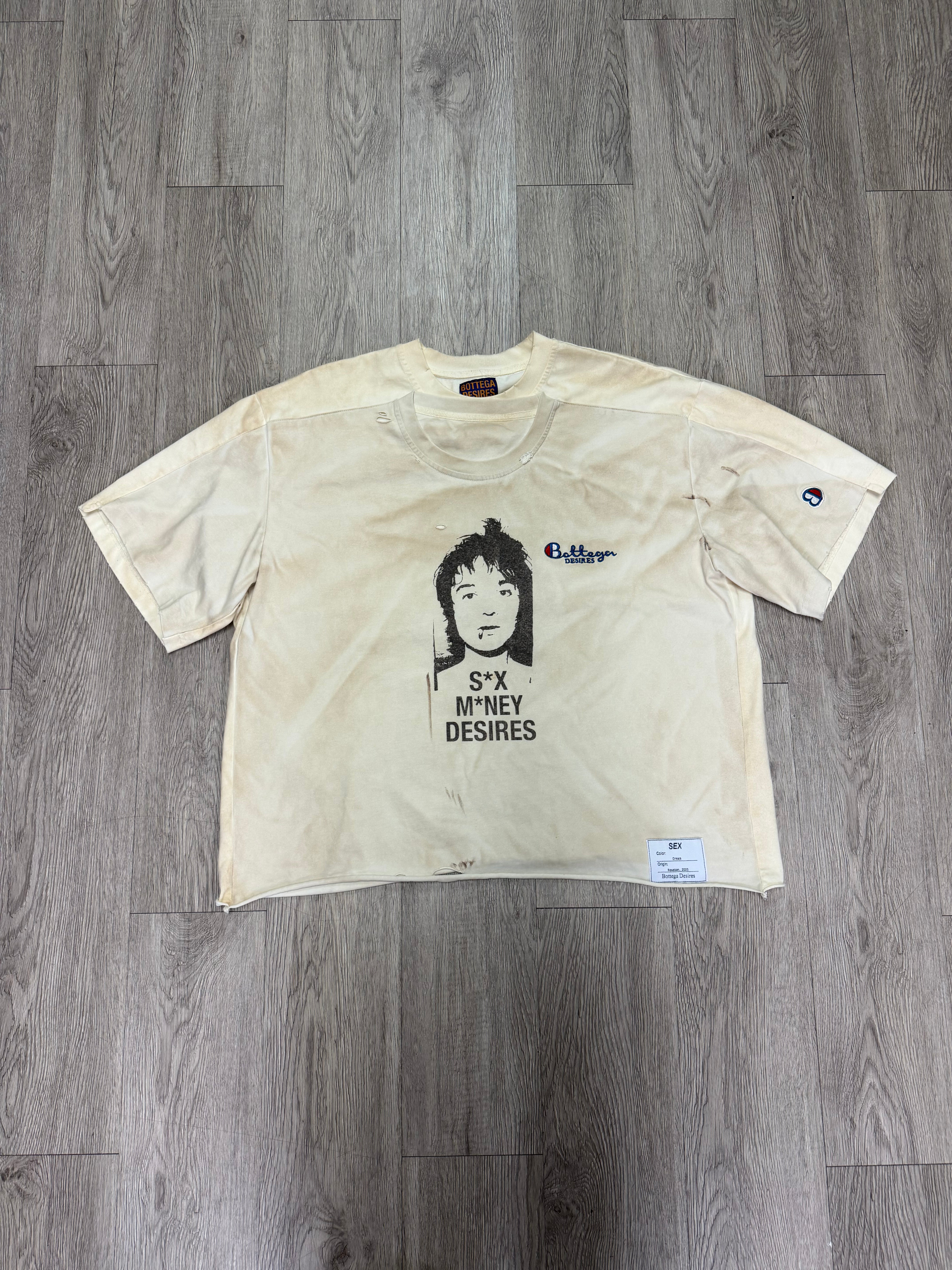 Bottega Desires Cream Sex Sells Tee