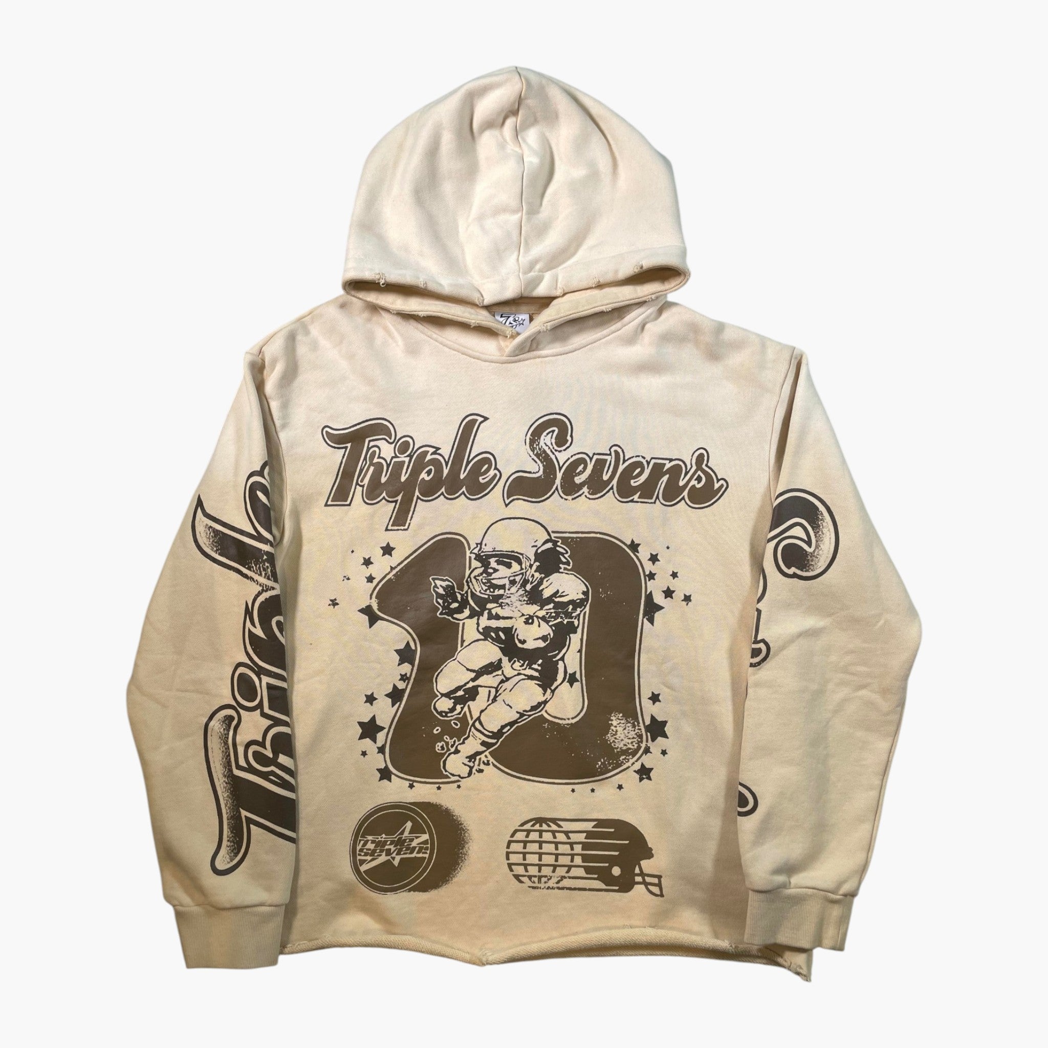 Triple Sevens All Star Beige Hoodie
