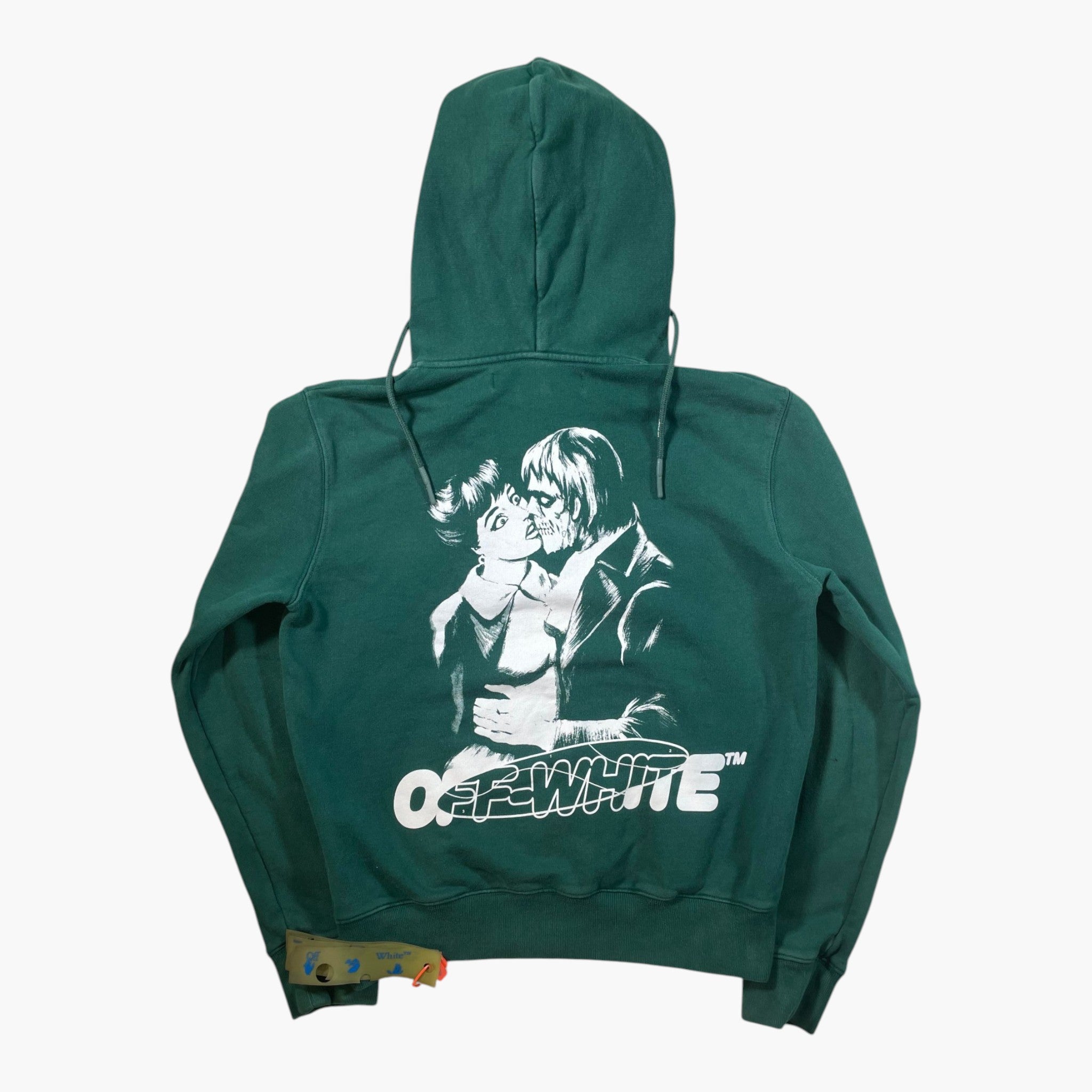 Off White Frankenstein Green & White Zip Up