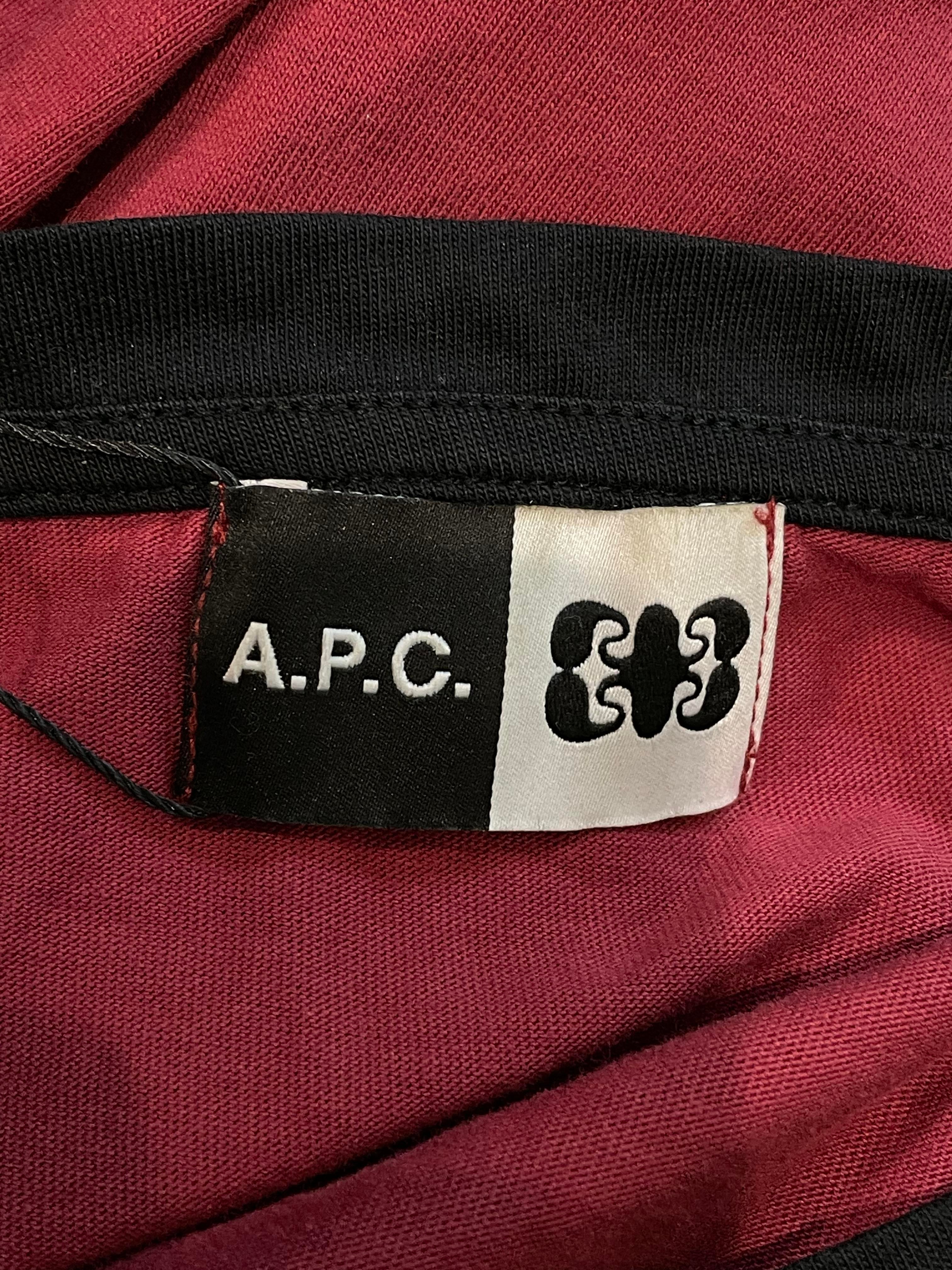 APC 'Smiley' Maroon Tee