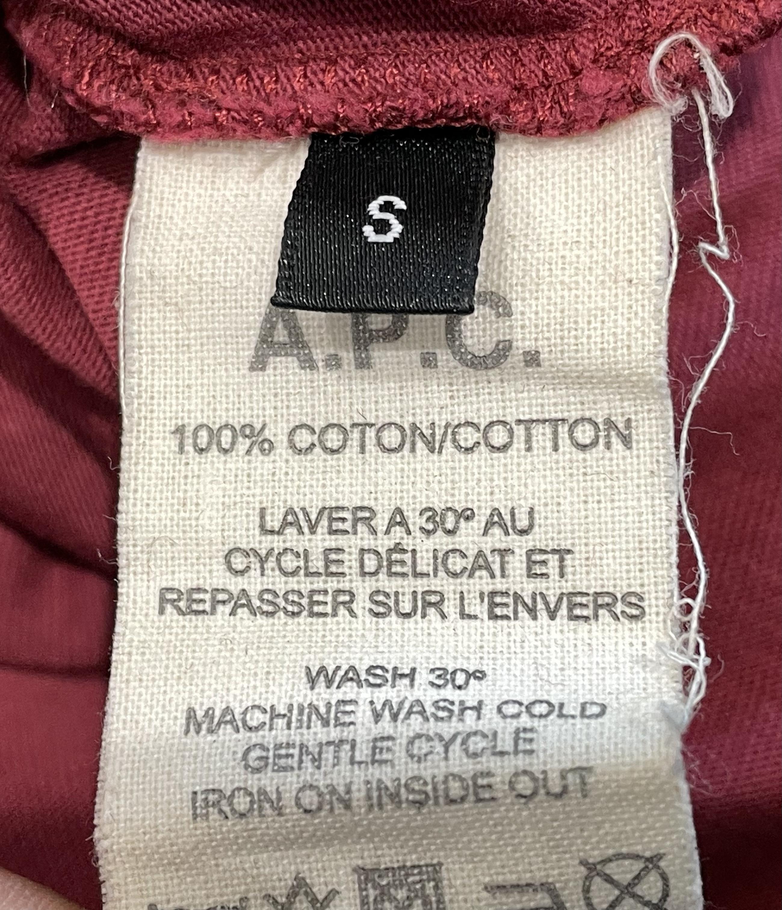 APC 'Smiley' Maroon Tee