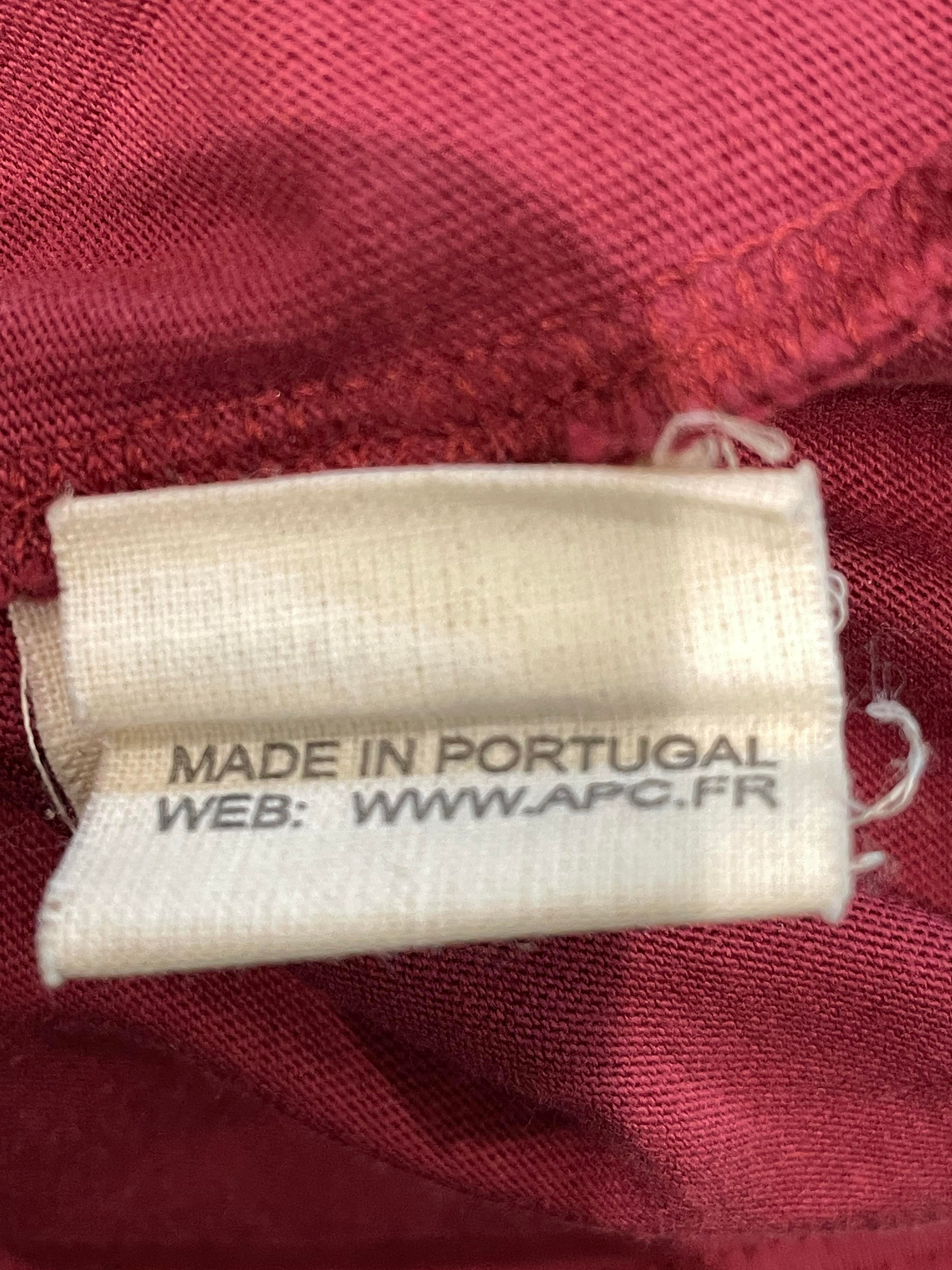 APC 'Smiley' Maroon Tee