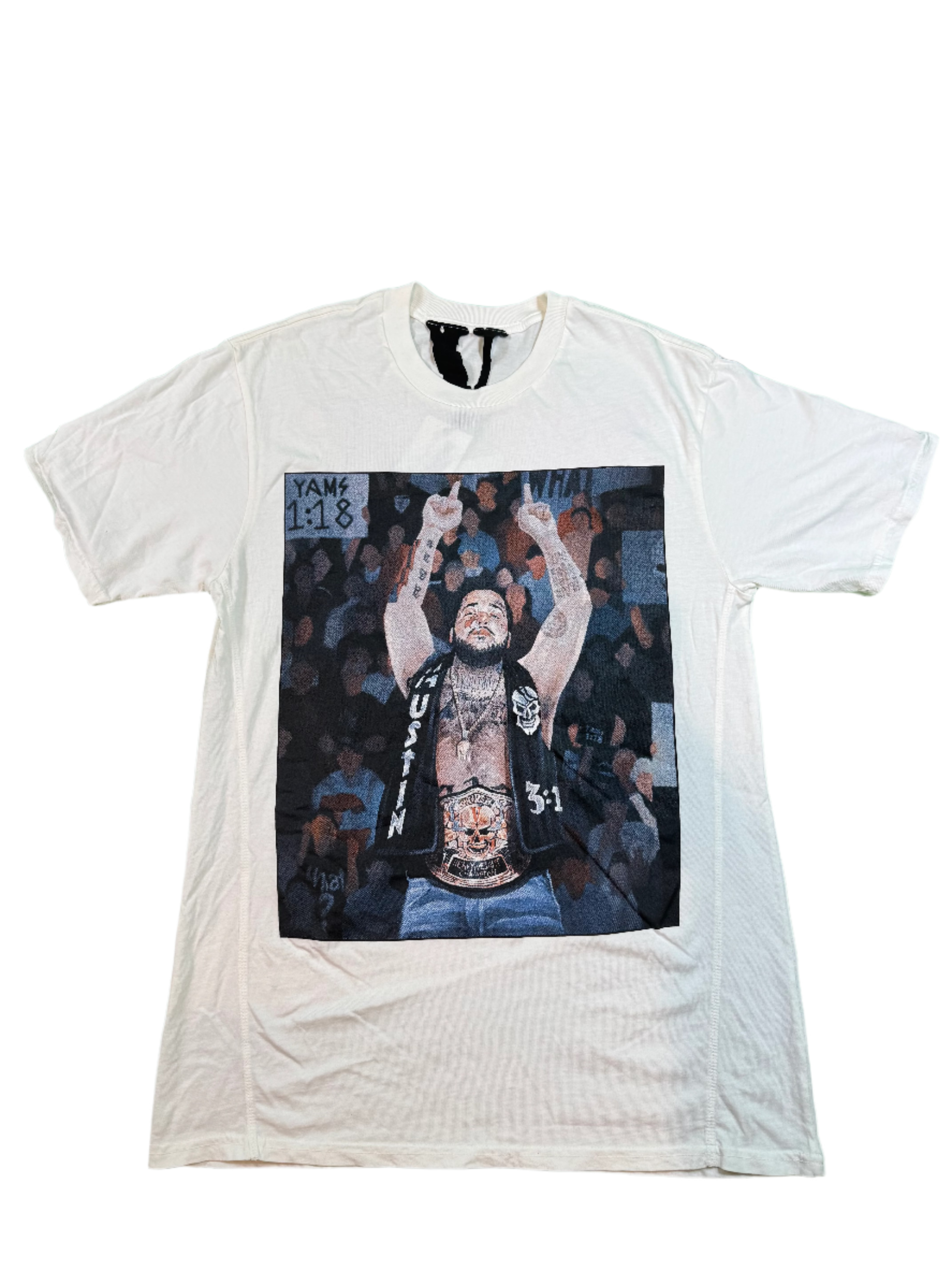 Vlone ASAP Yams White Tee