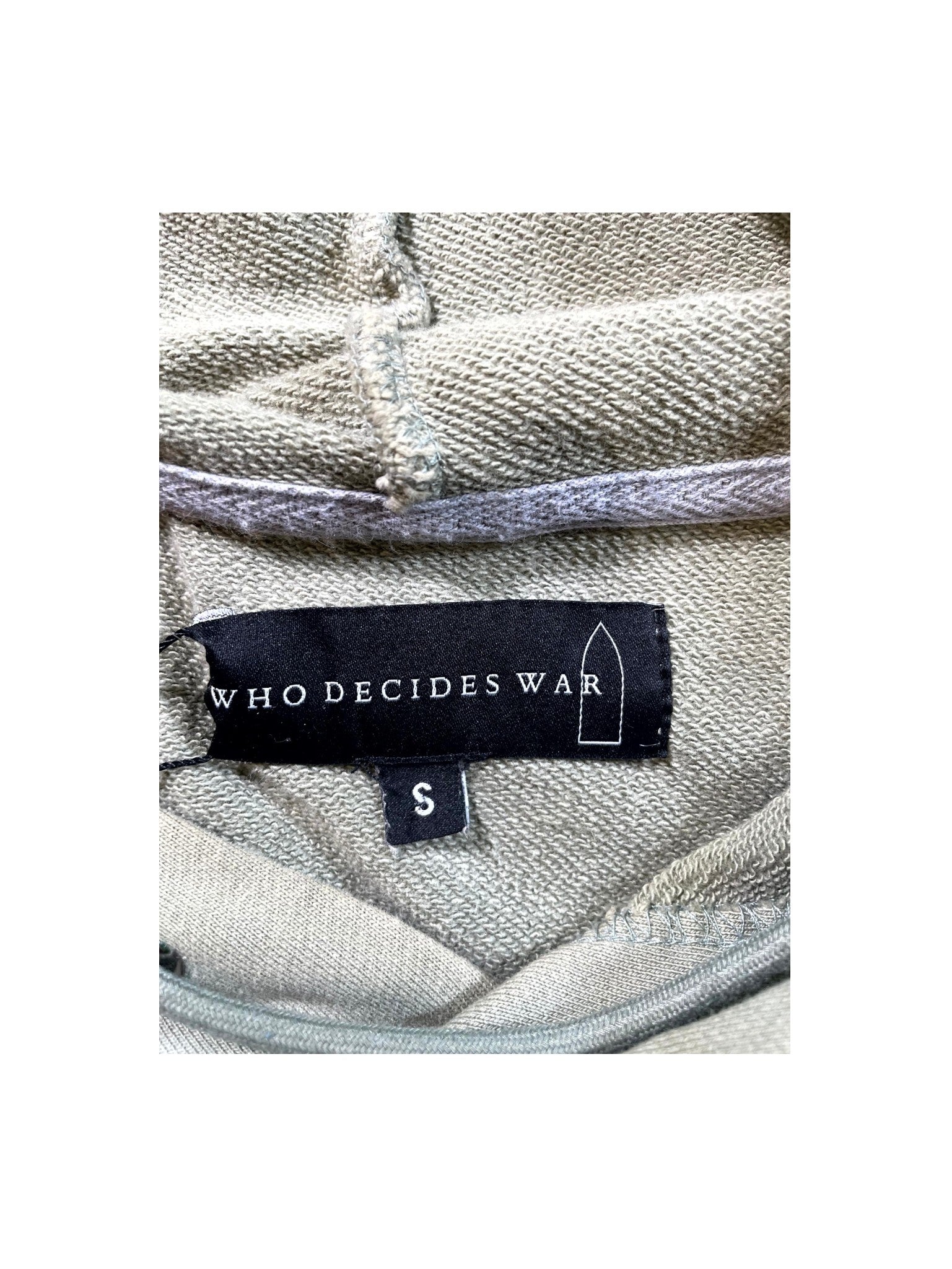 Who Decides War Green Vine Hoodie