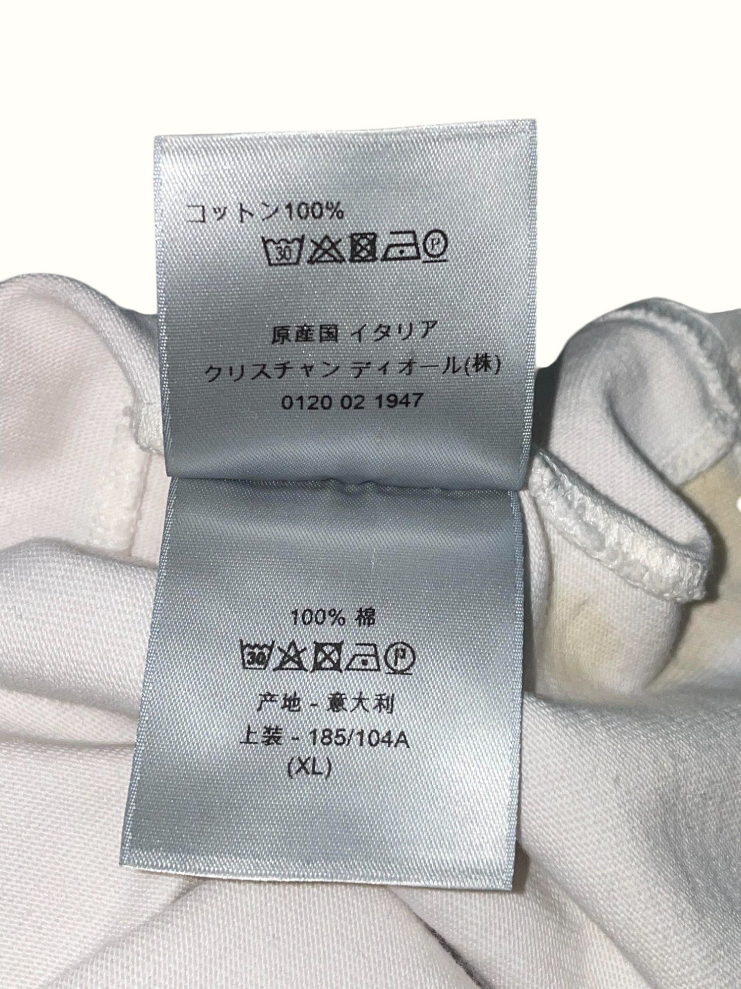 Dior Logo White & Pink Tee