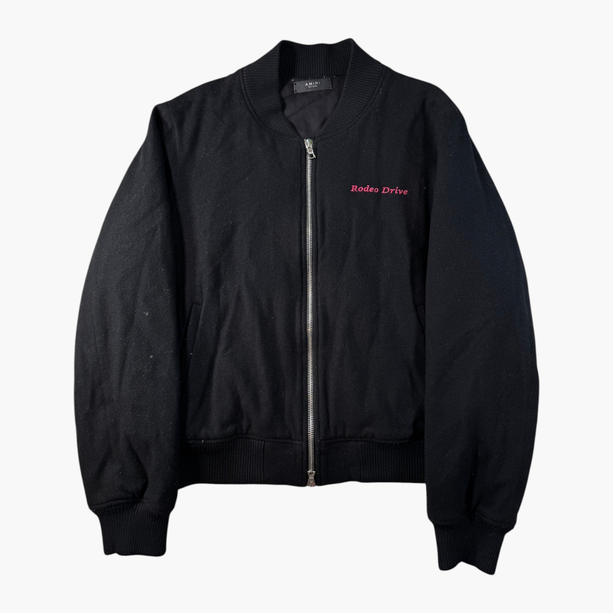 Amiri Multi Beverly Hills Black Varsity Jacket