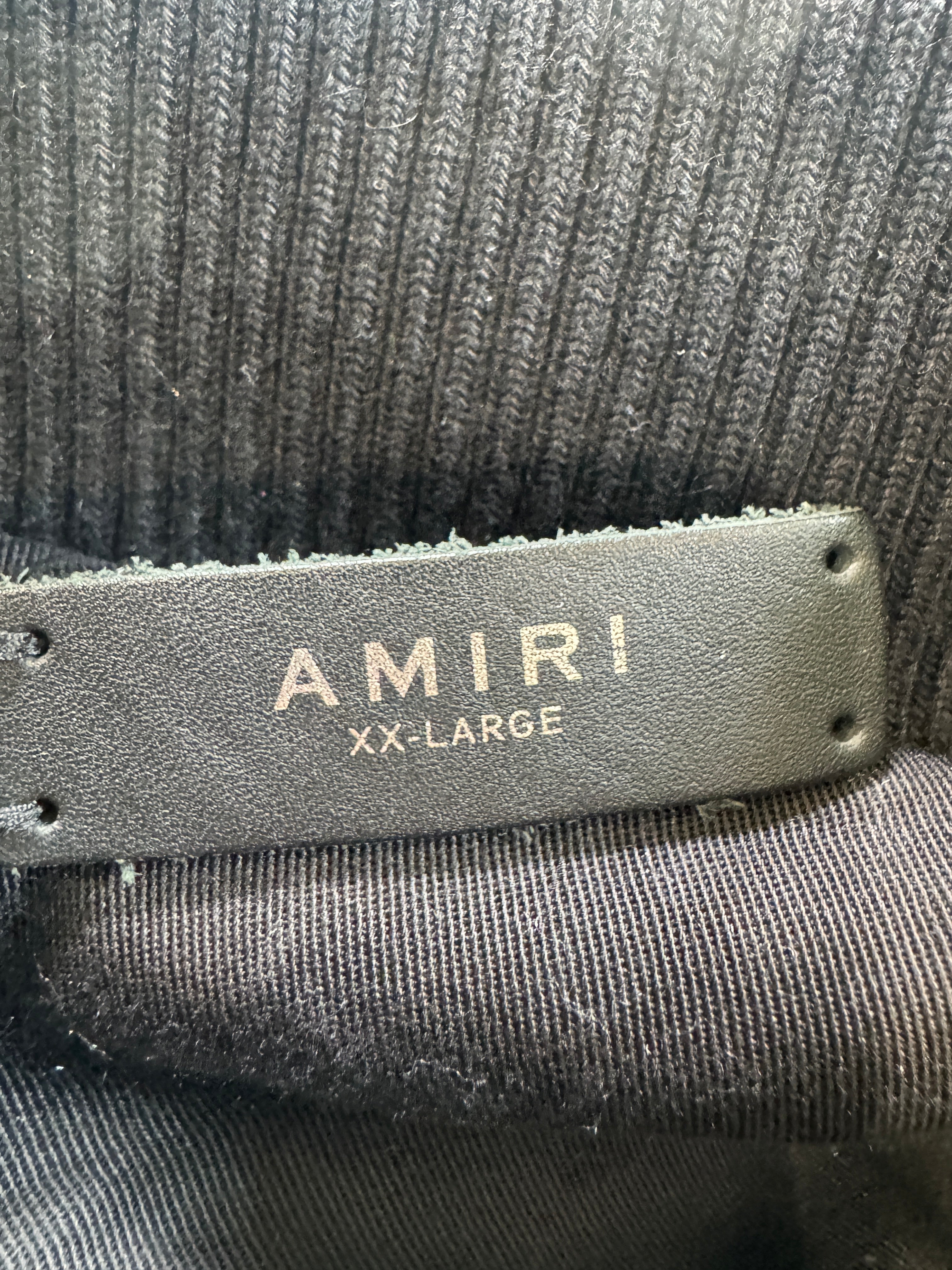 Amiri Multi Beverly Hills Black Varsity Jacket