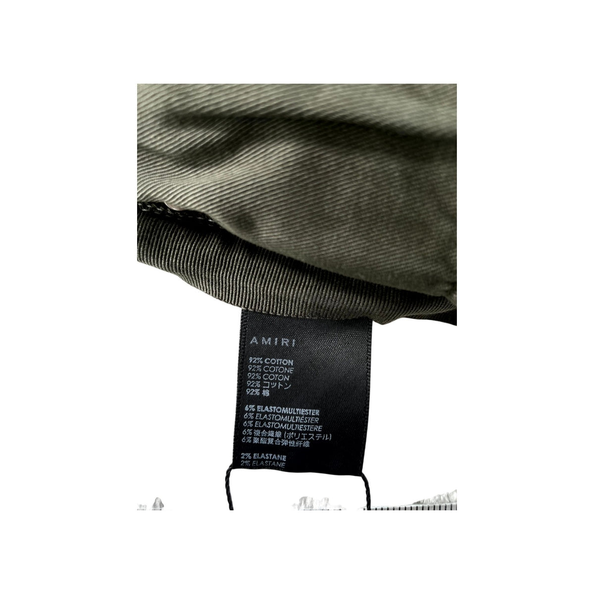 Amiri Patch Olive & Orange Jeans