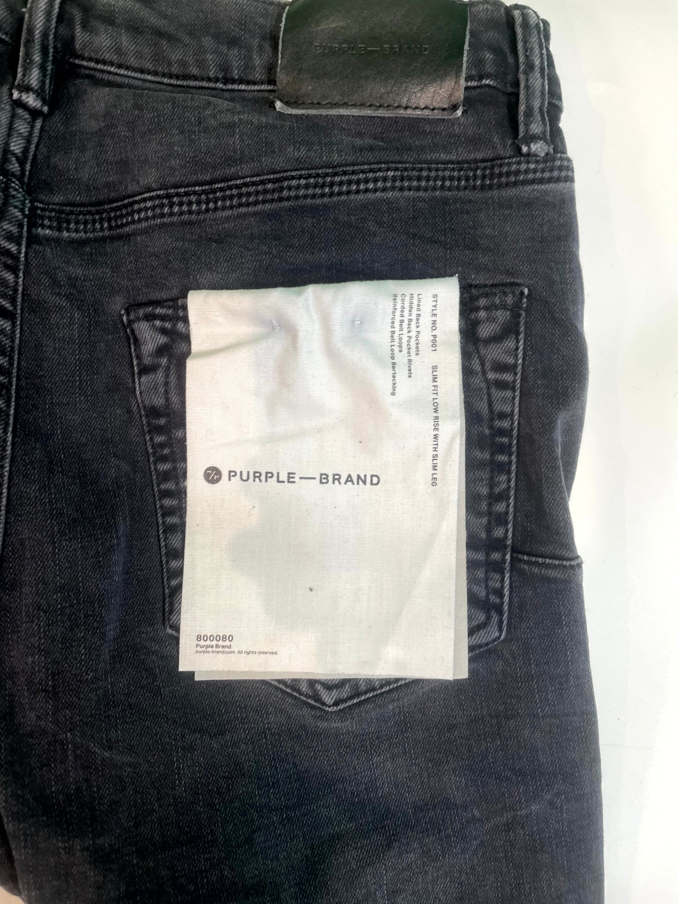 Purple Brand Patchwork Black Wash & Blue Jeans