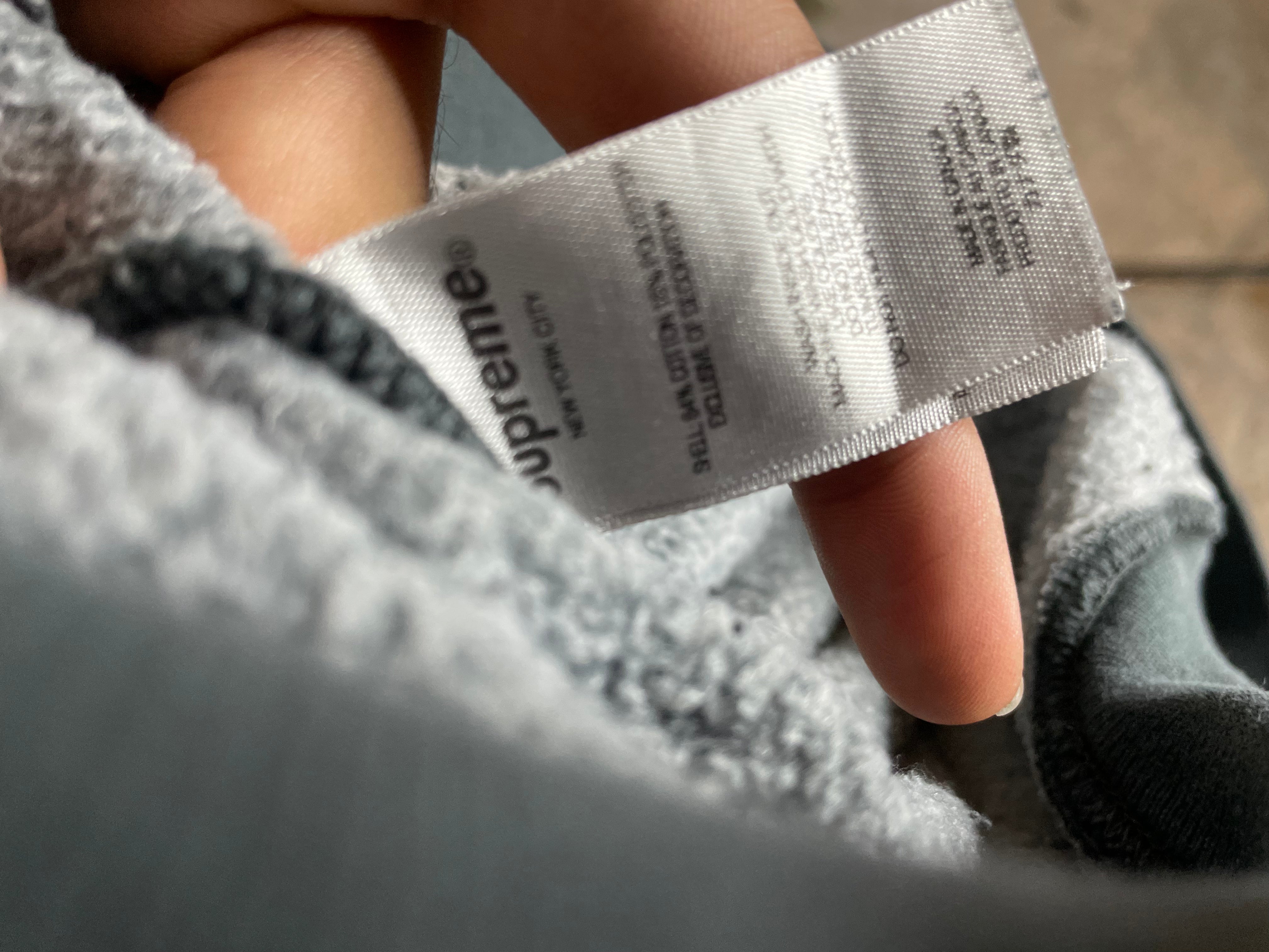 Supreme Hoodie Black Black S Logo New Large