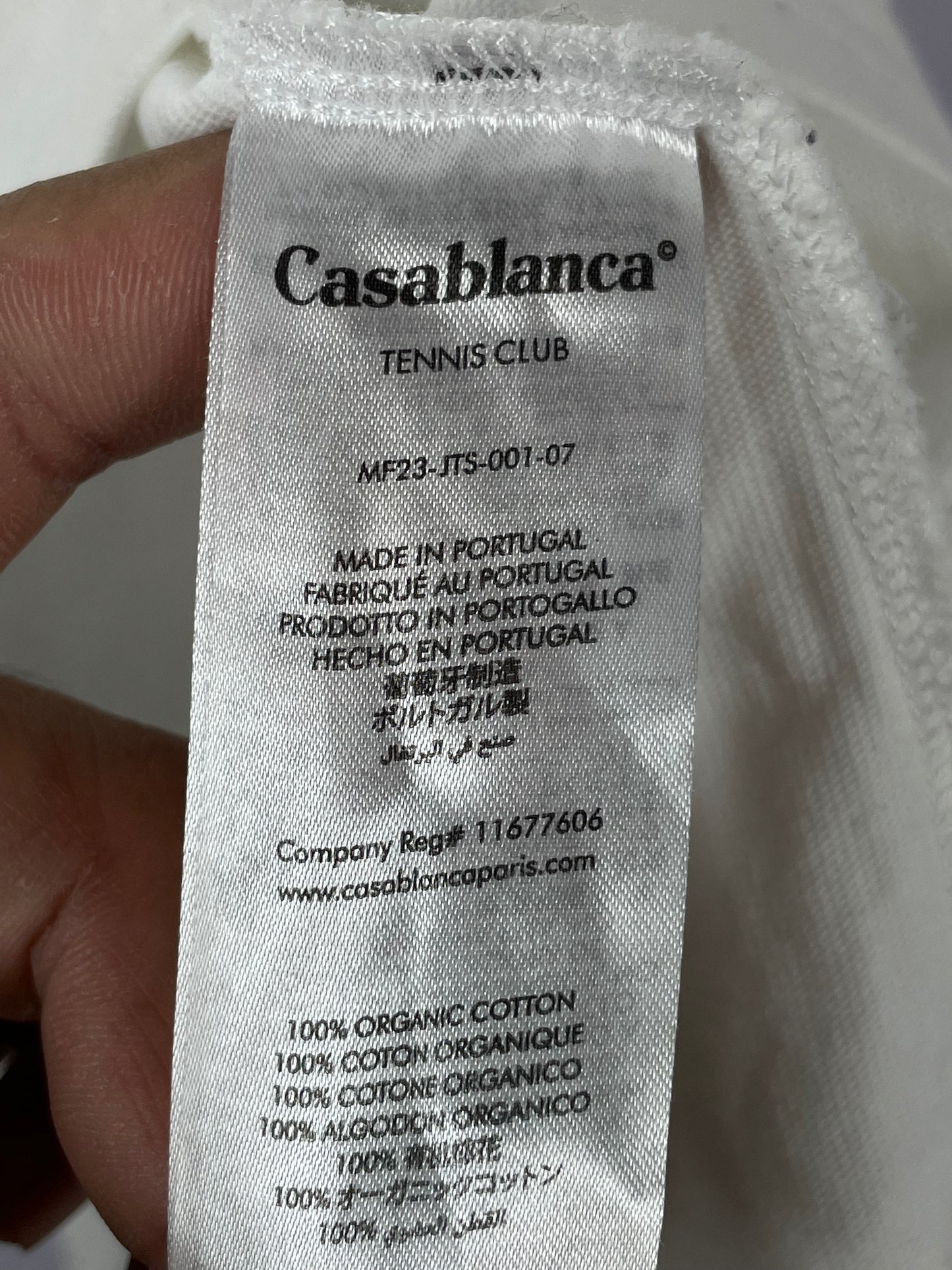 Casablanca Flaming Torch White Tee