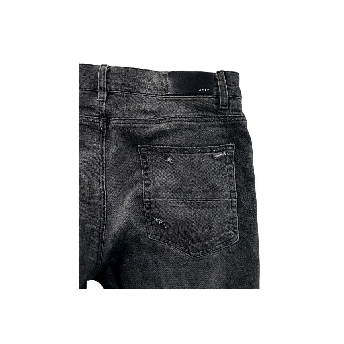 Amiri "MX2" Patch Black Wash & Black Jeans