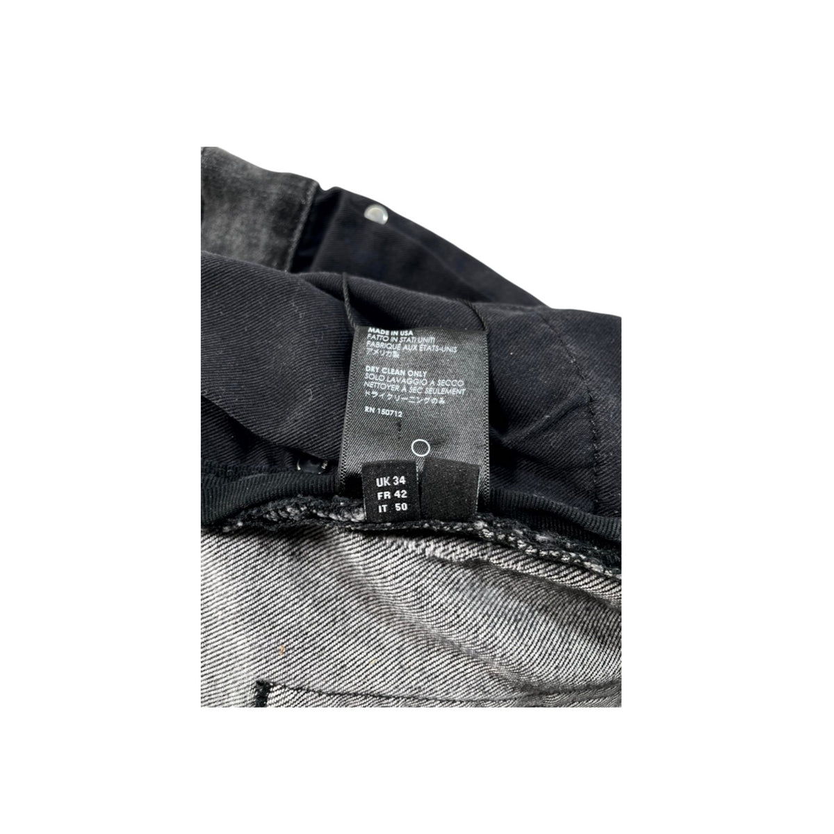 Amiri "MX2" Patch Black Wash & Black Jeans