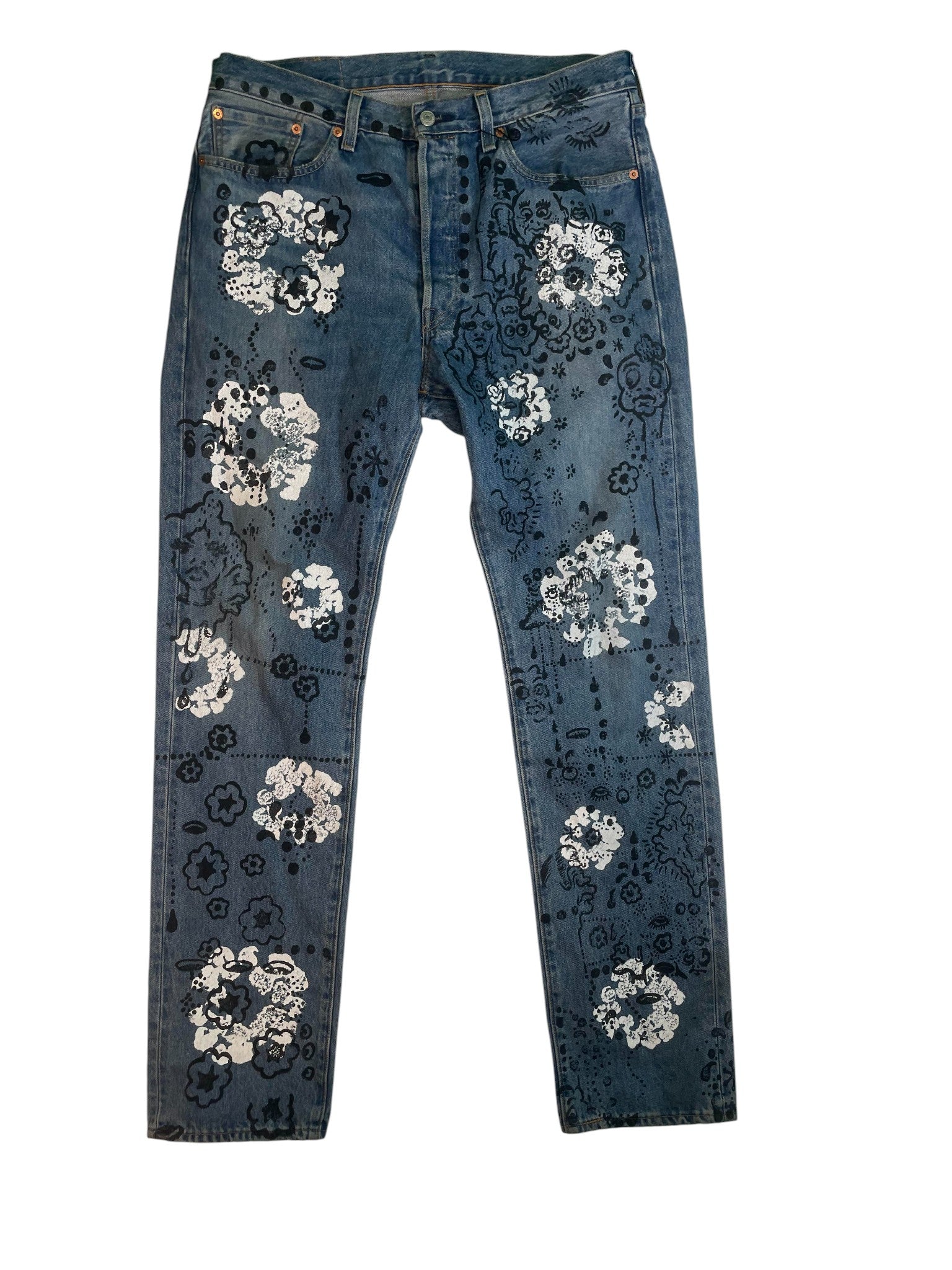Denim Tears 'Irak' Light Wash Jeans