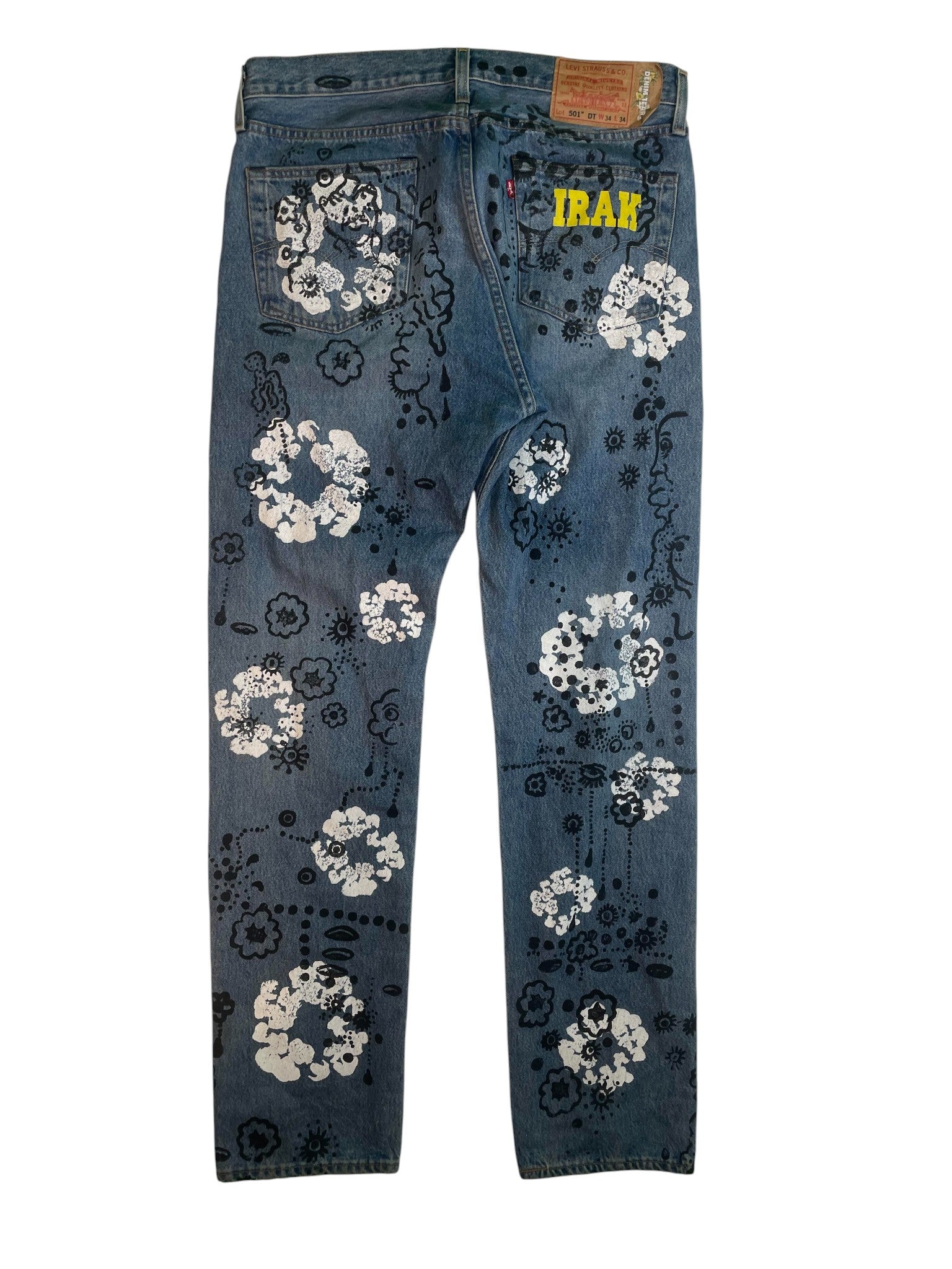 Denim Tears 'Irak' Light Wash Jeans