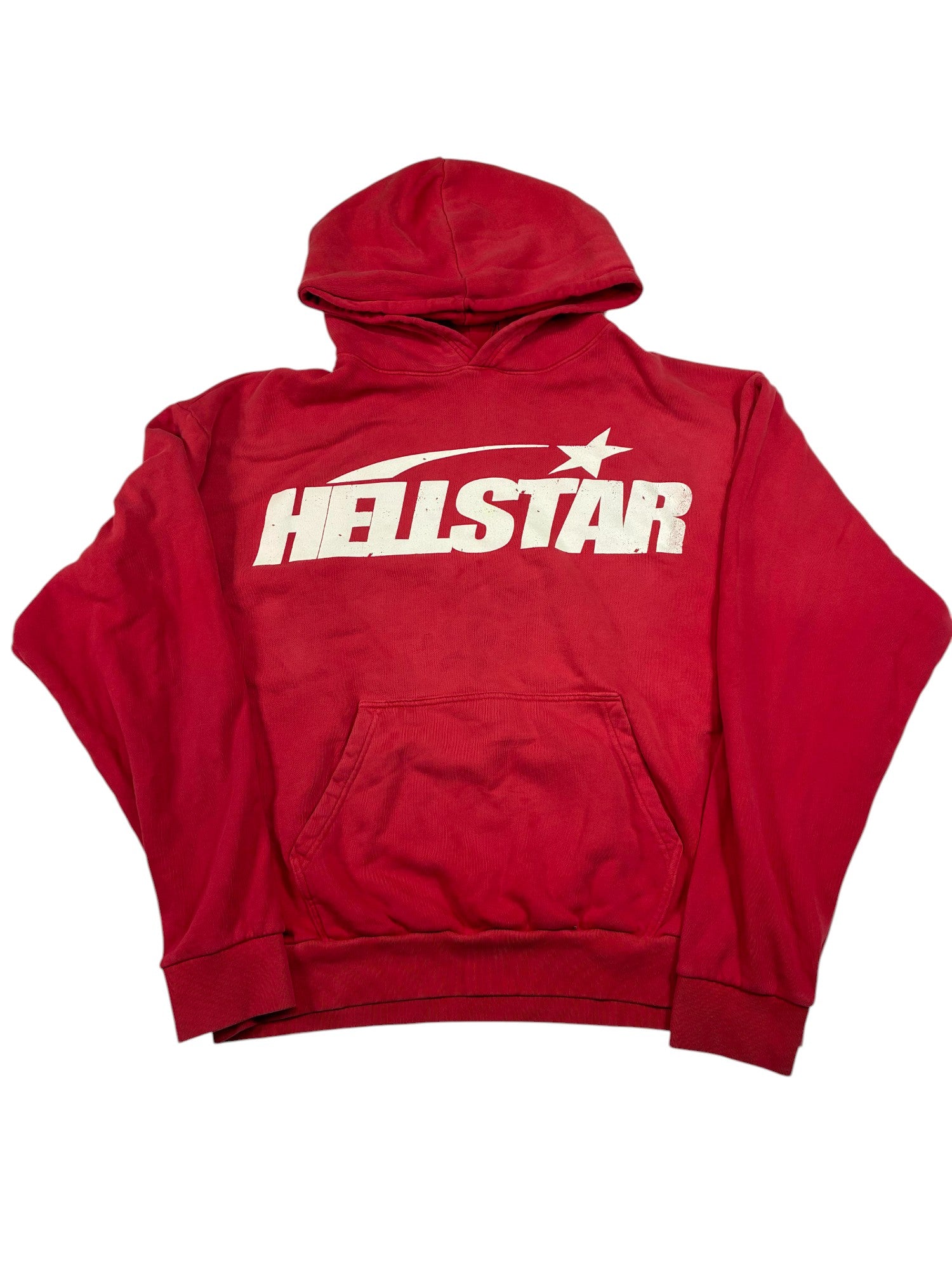 Hellstar Hoodie Red Sport Logo