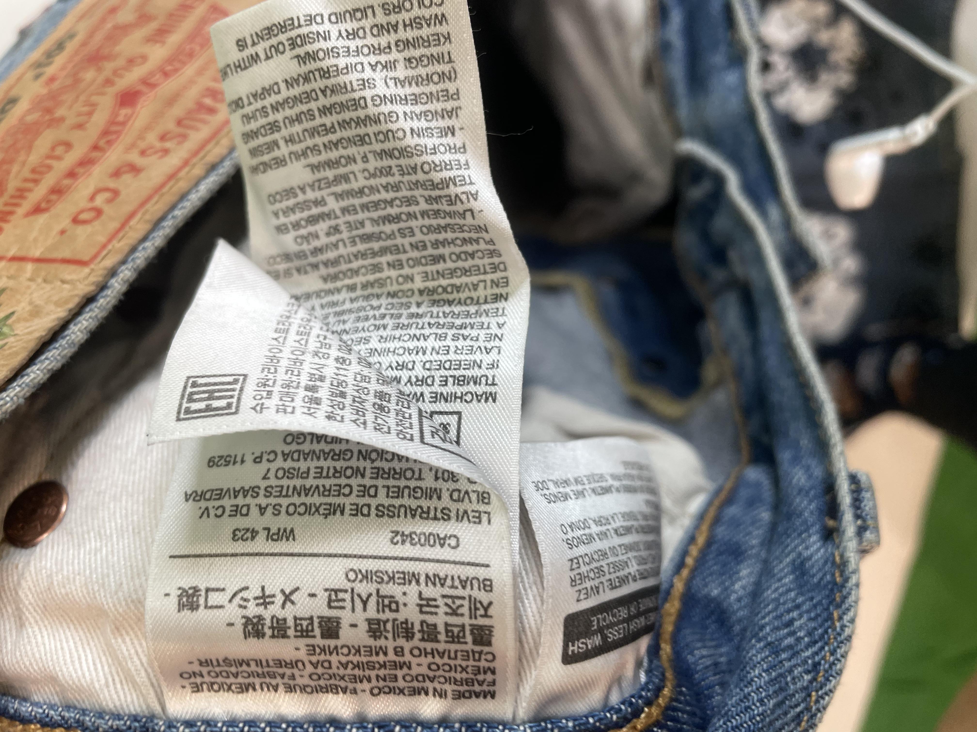 Denim Tears 'Irak' Light Wash Jeans