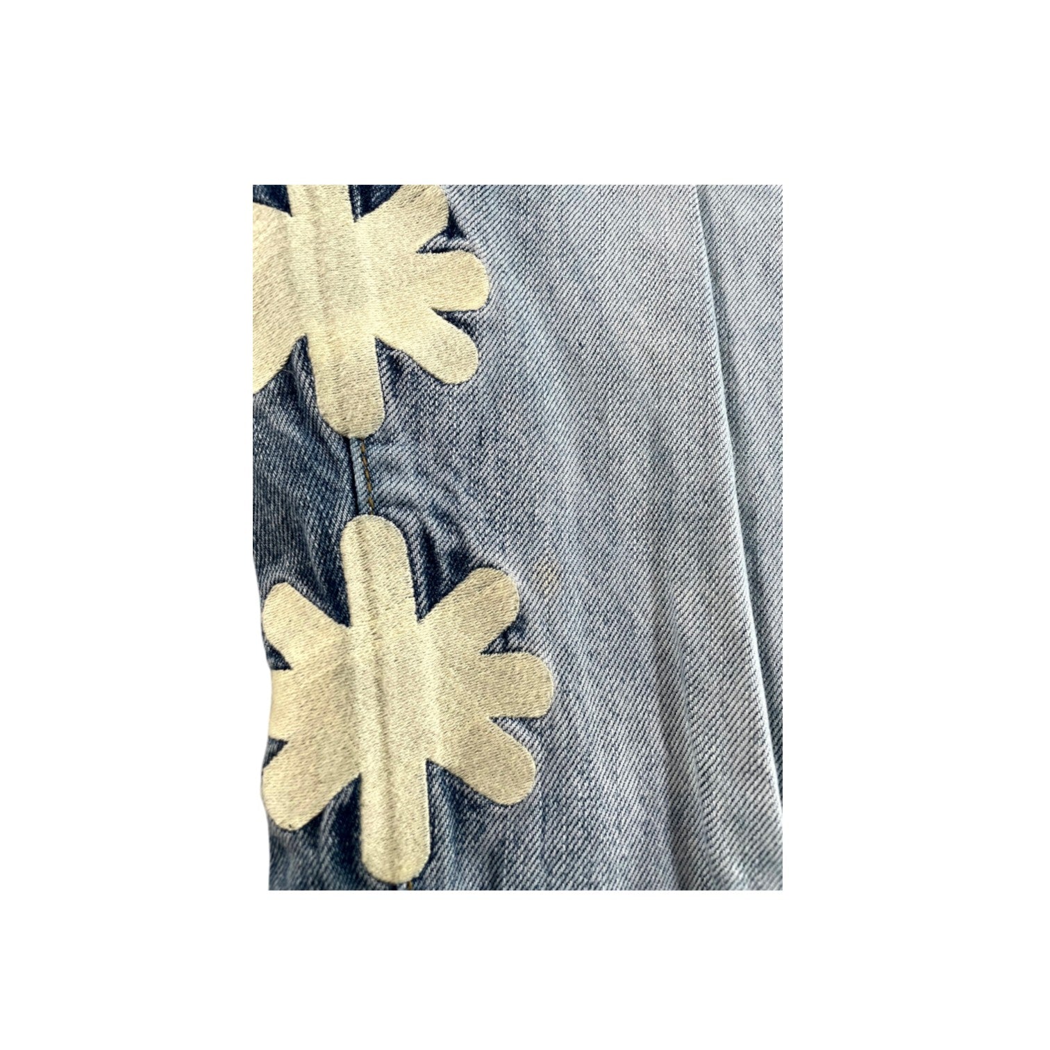 LOST SHDWS Light Wash & Cream Jeans