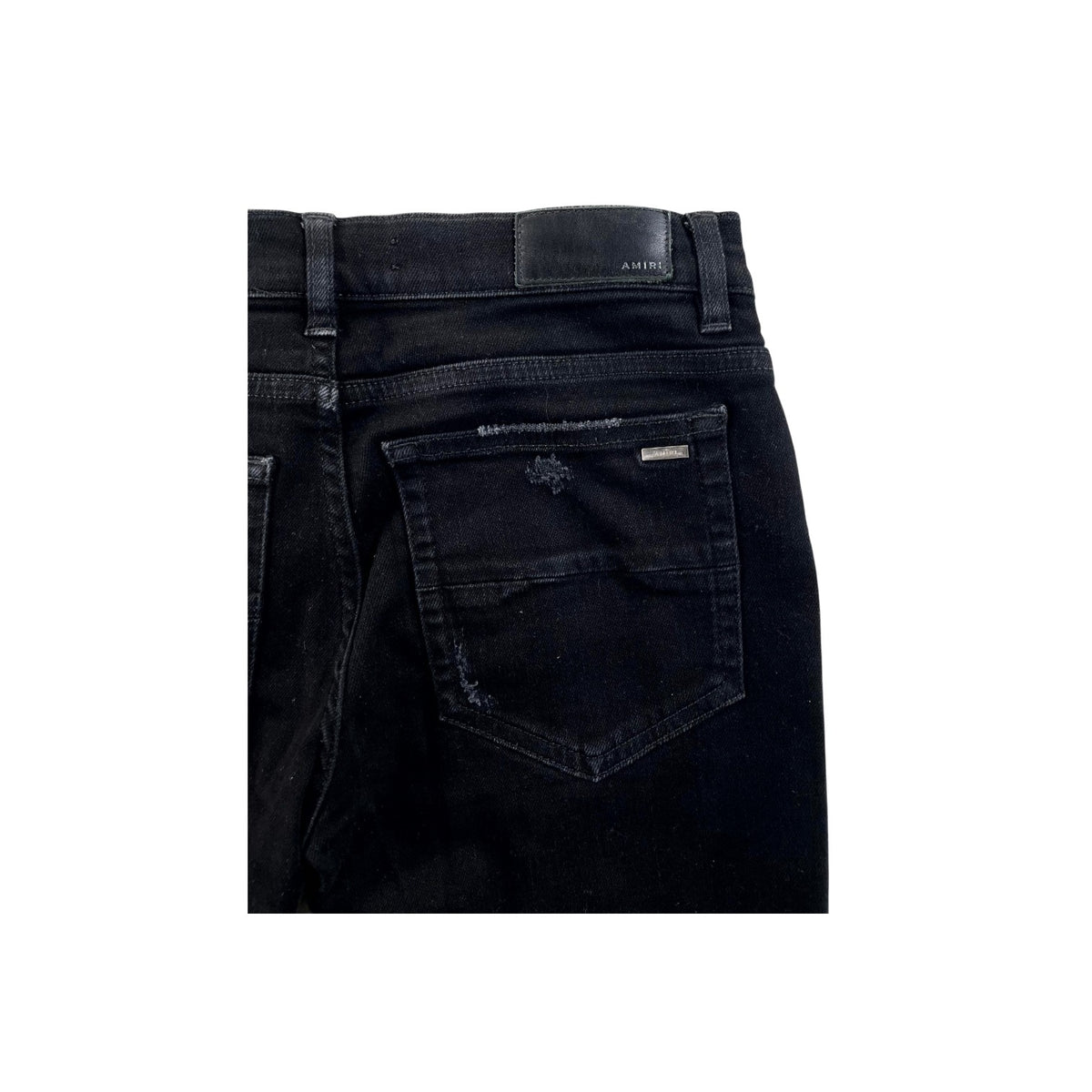 Amiri Plain (Kid's) Black Jeans