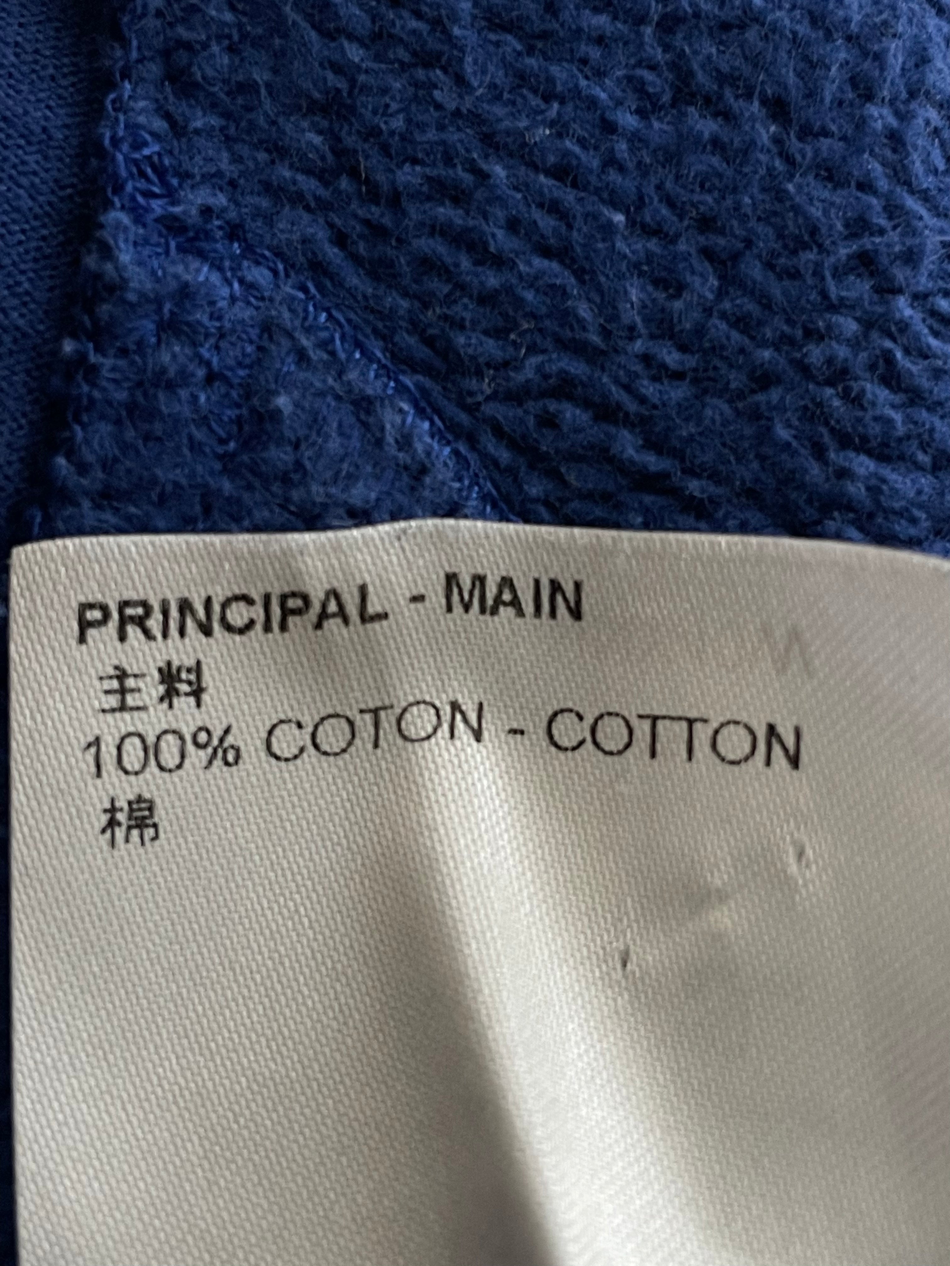 LV Blue Circle Cut Hoodie