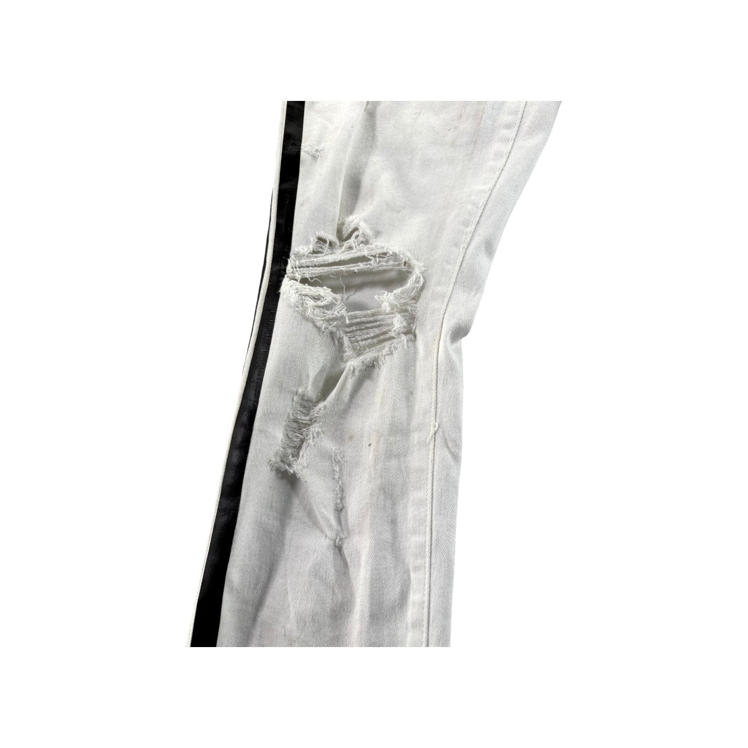 Amiri Stripe White & Black Jeans