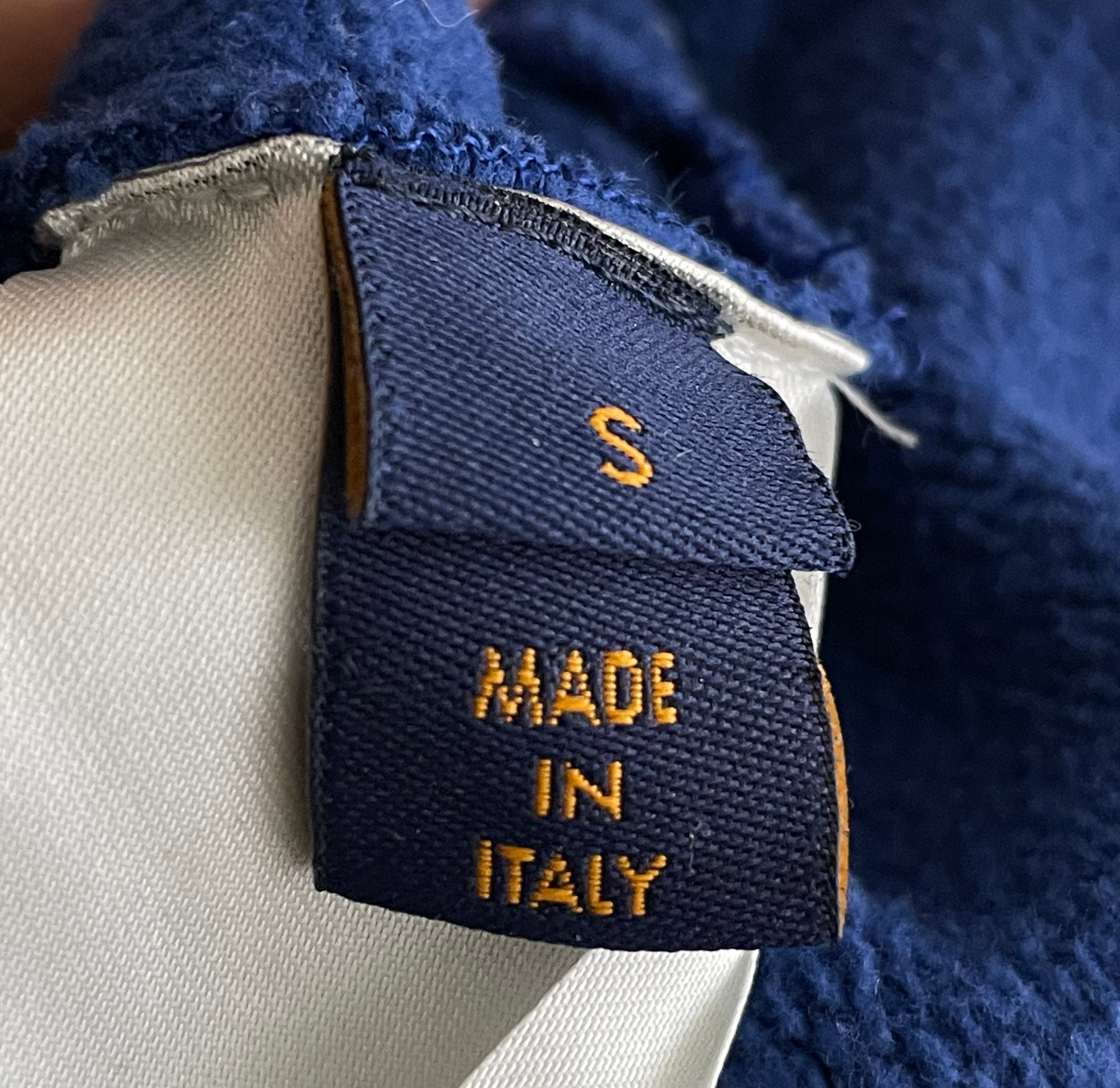 LV Blue Circle Cut Hoodie