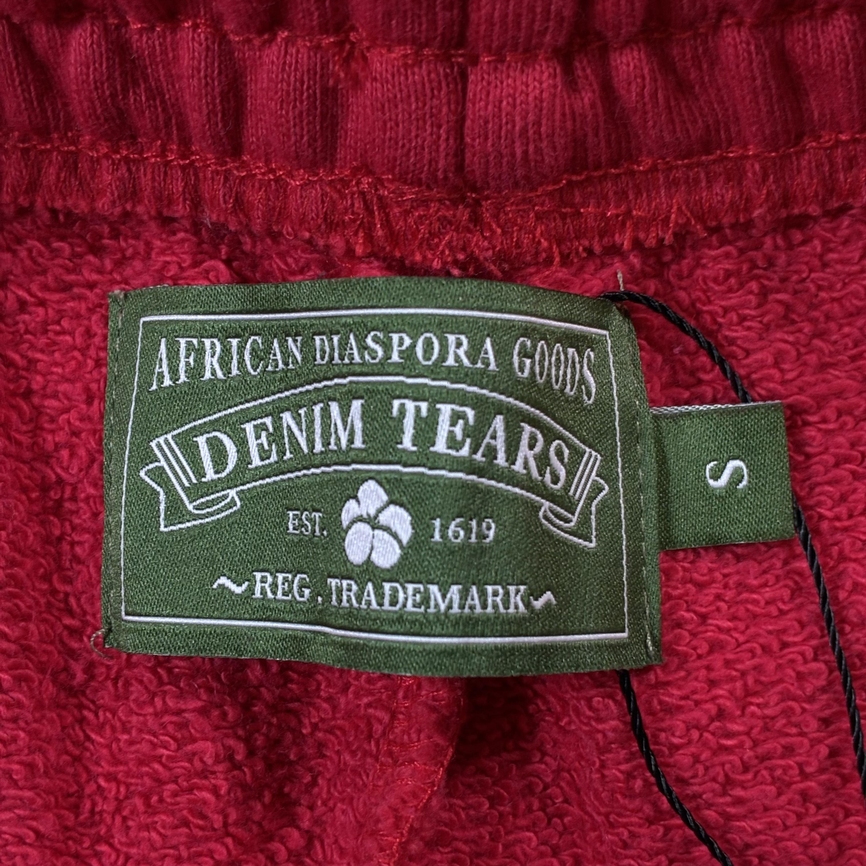 Denim Tears University Red & Black Shorts