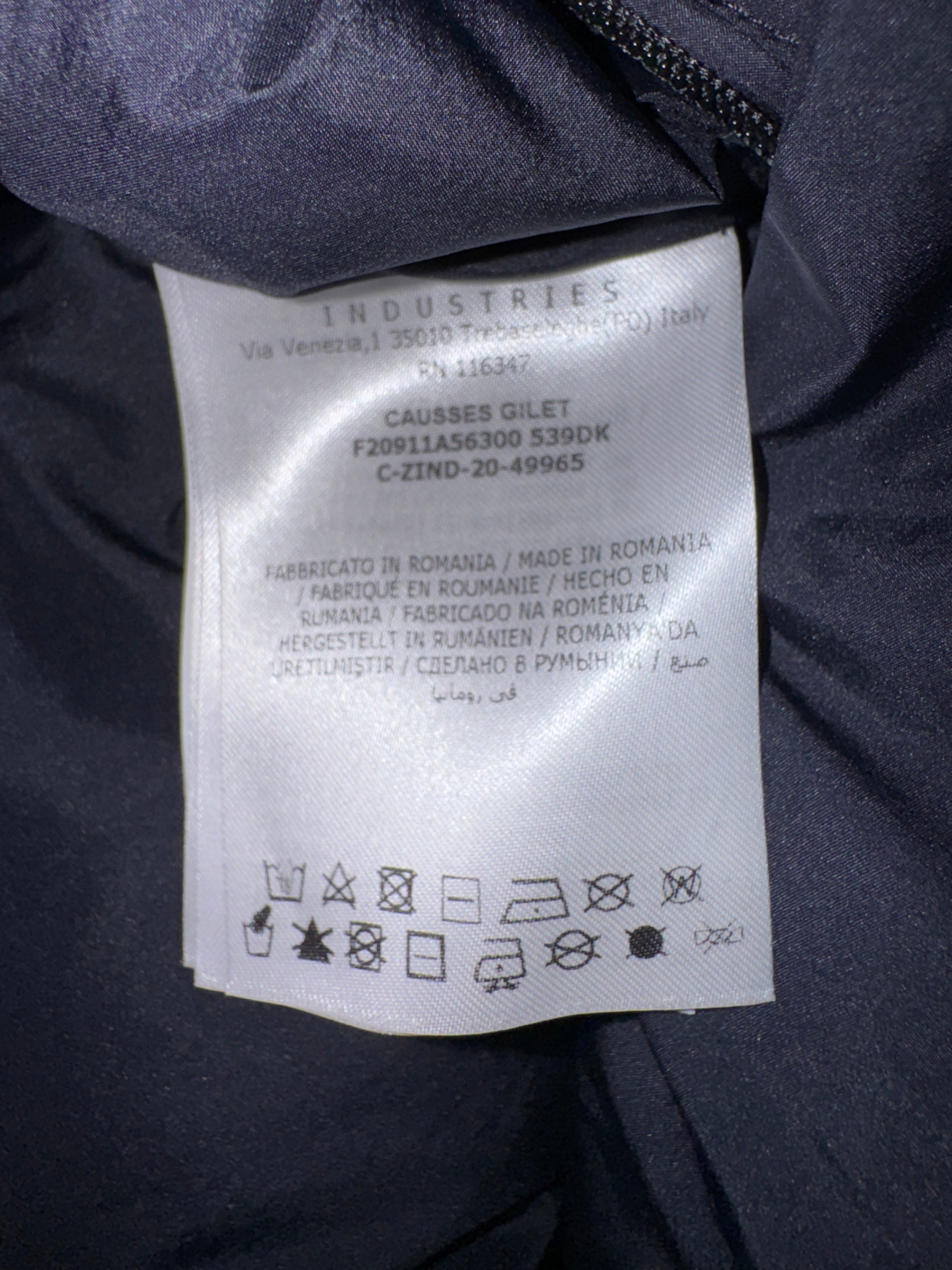 Moncler Causses Gilet Navy & Black Vest