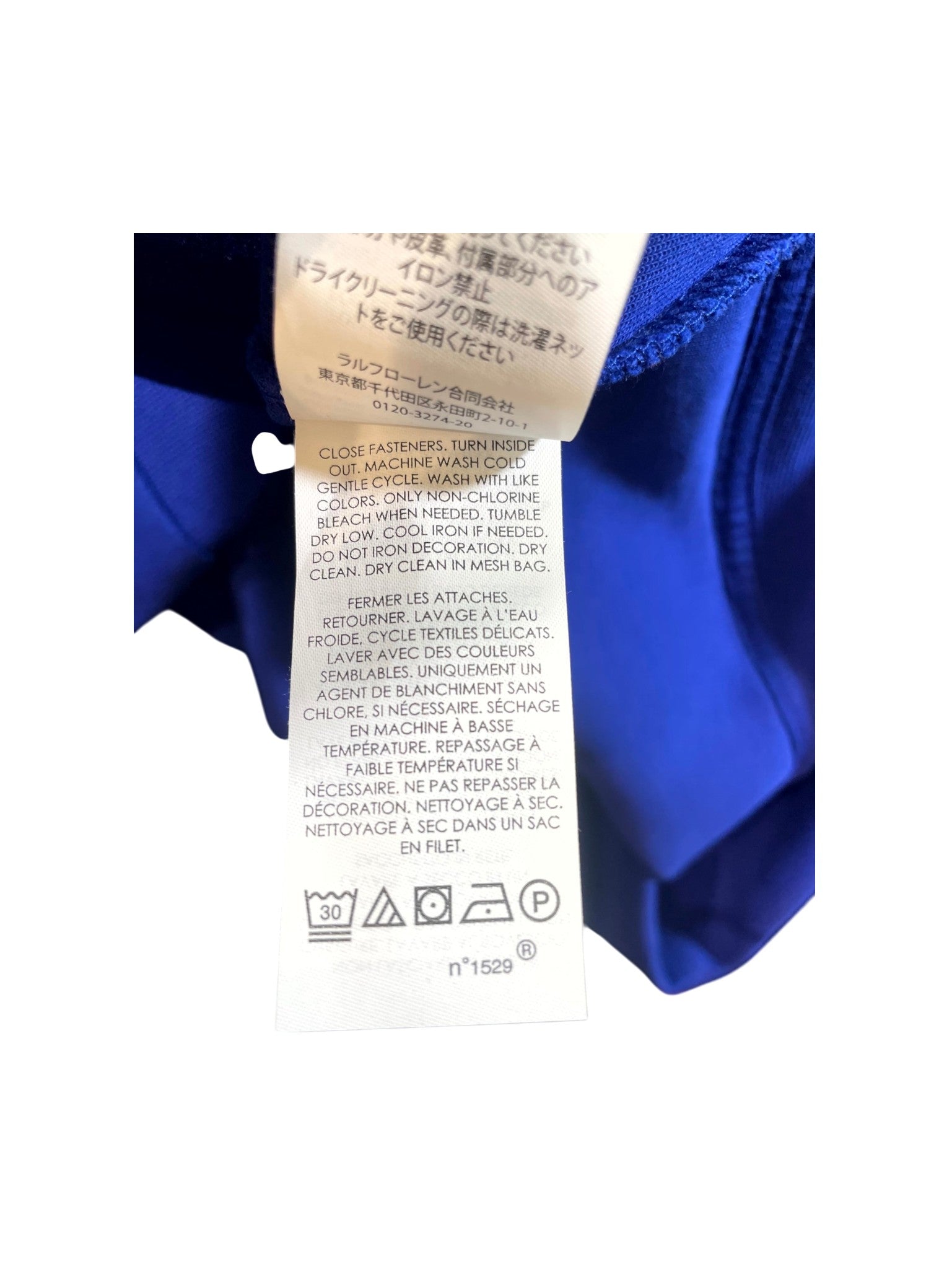 Polo "Tech" Royal Blue & White Sweatsuit