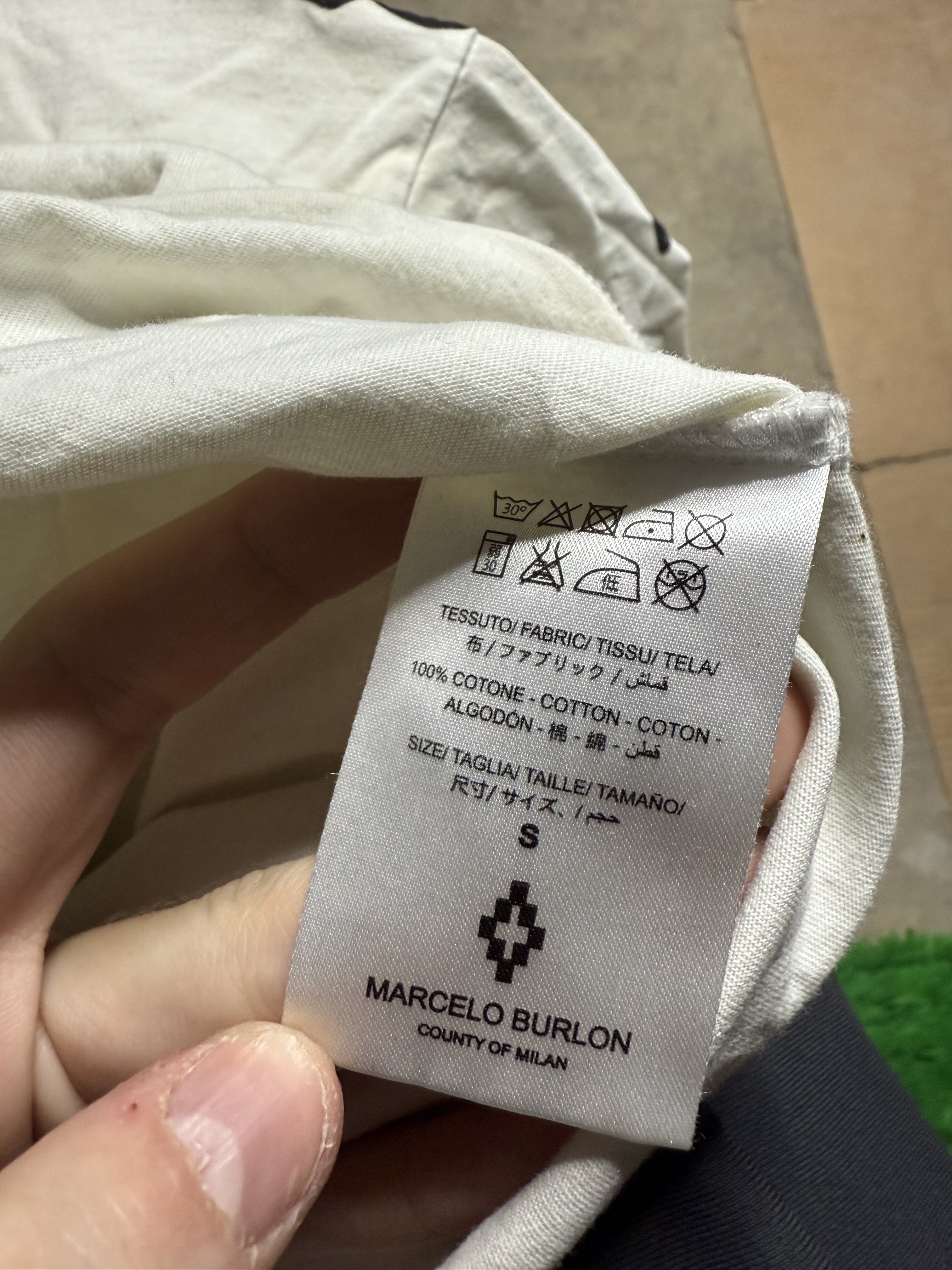 Marcelo Burlon Wings Tee Used Small