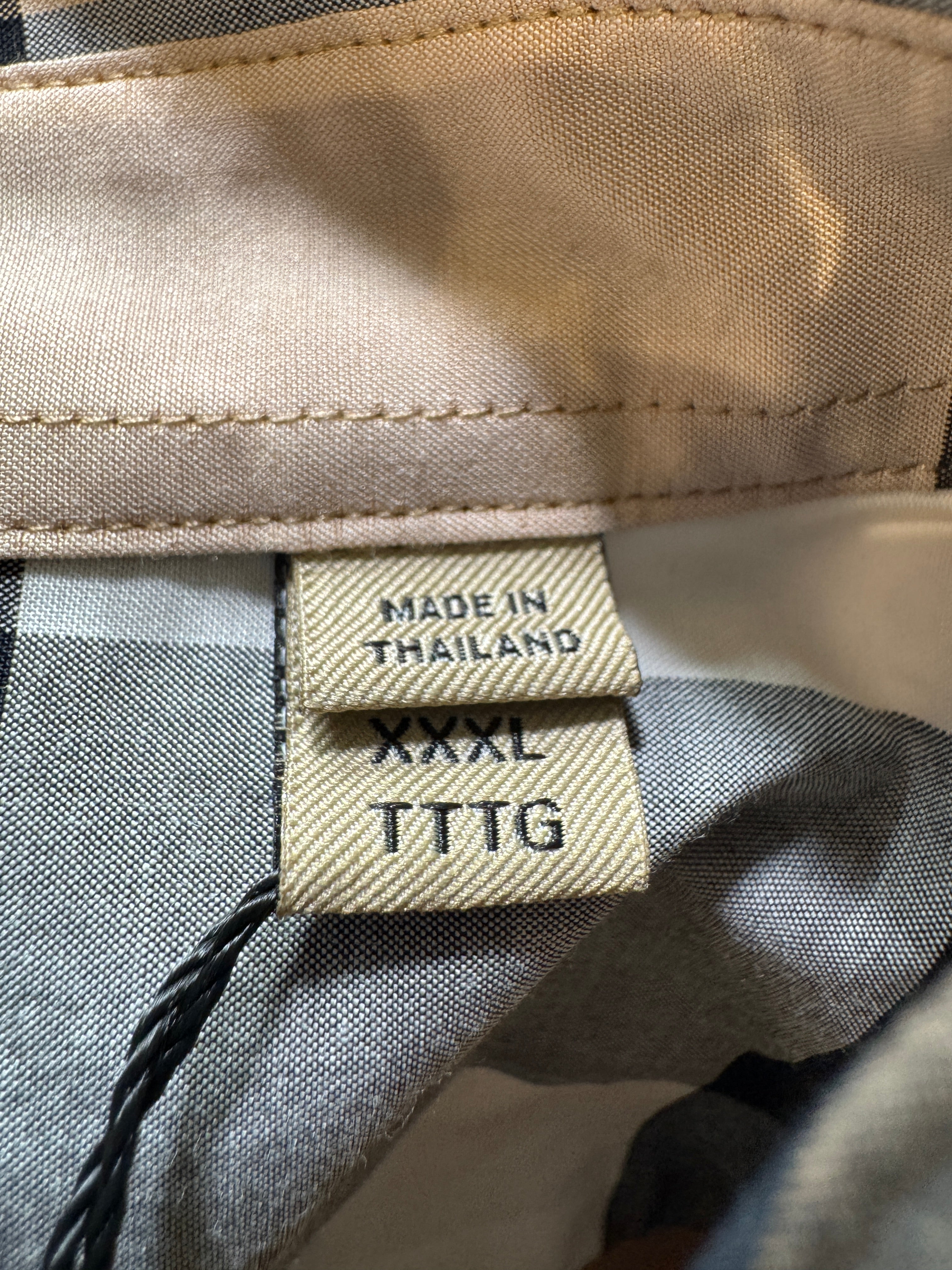 Burberry Tan Button Up