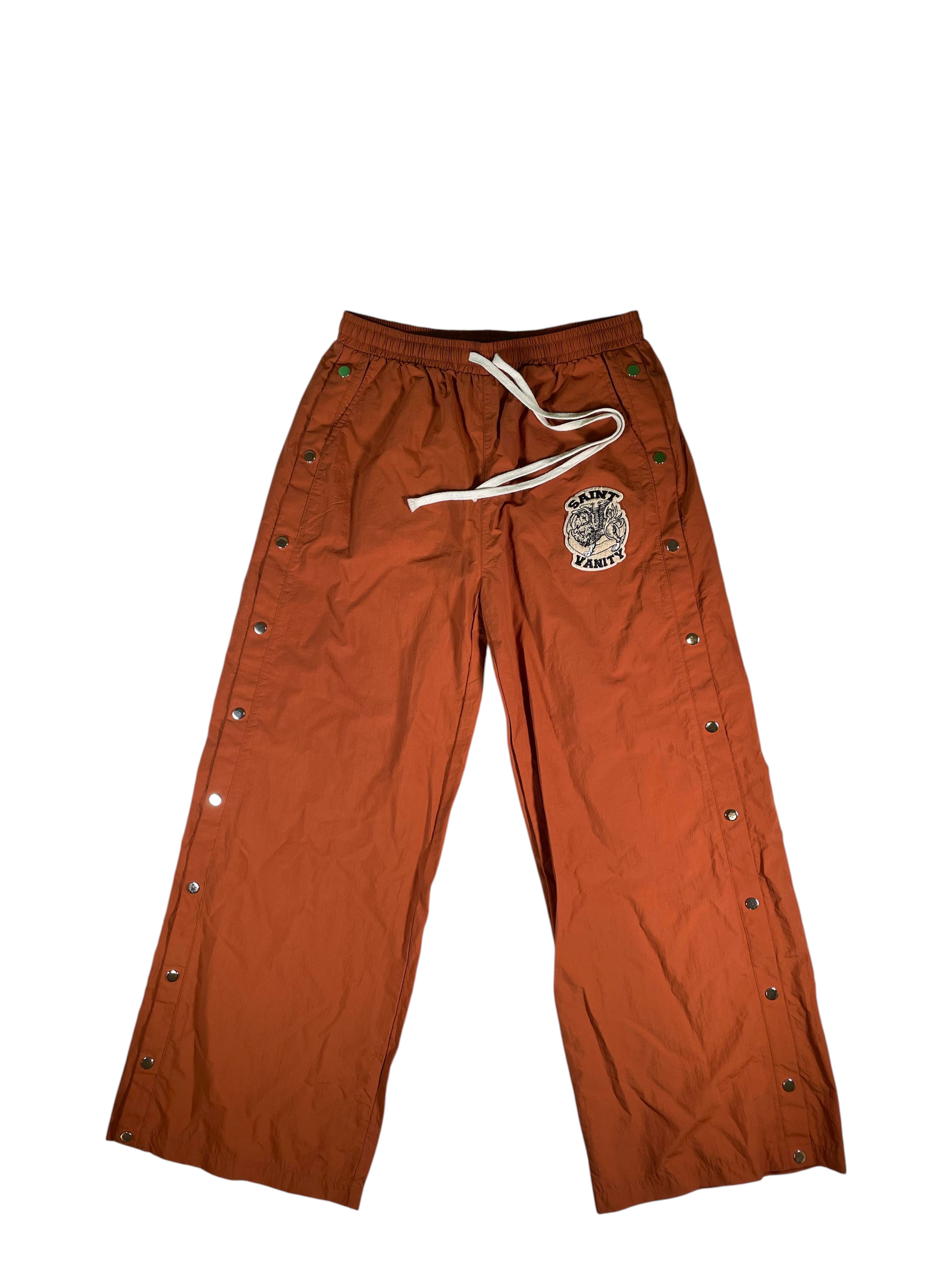 Saint Vanity Cognac Button Up Shirt & Pants Set