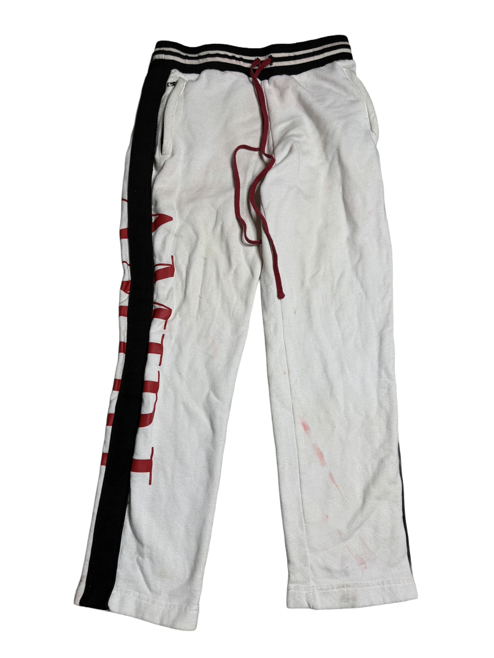 Amiri Side Logo White Sweats