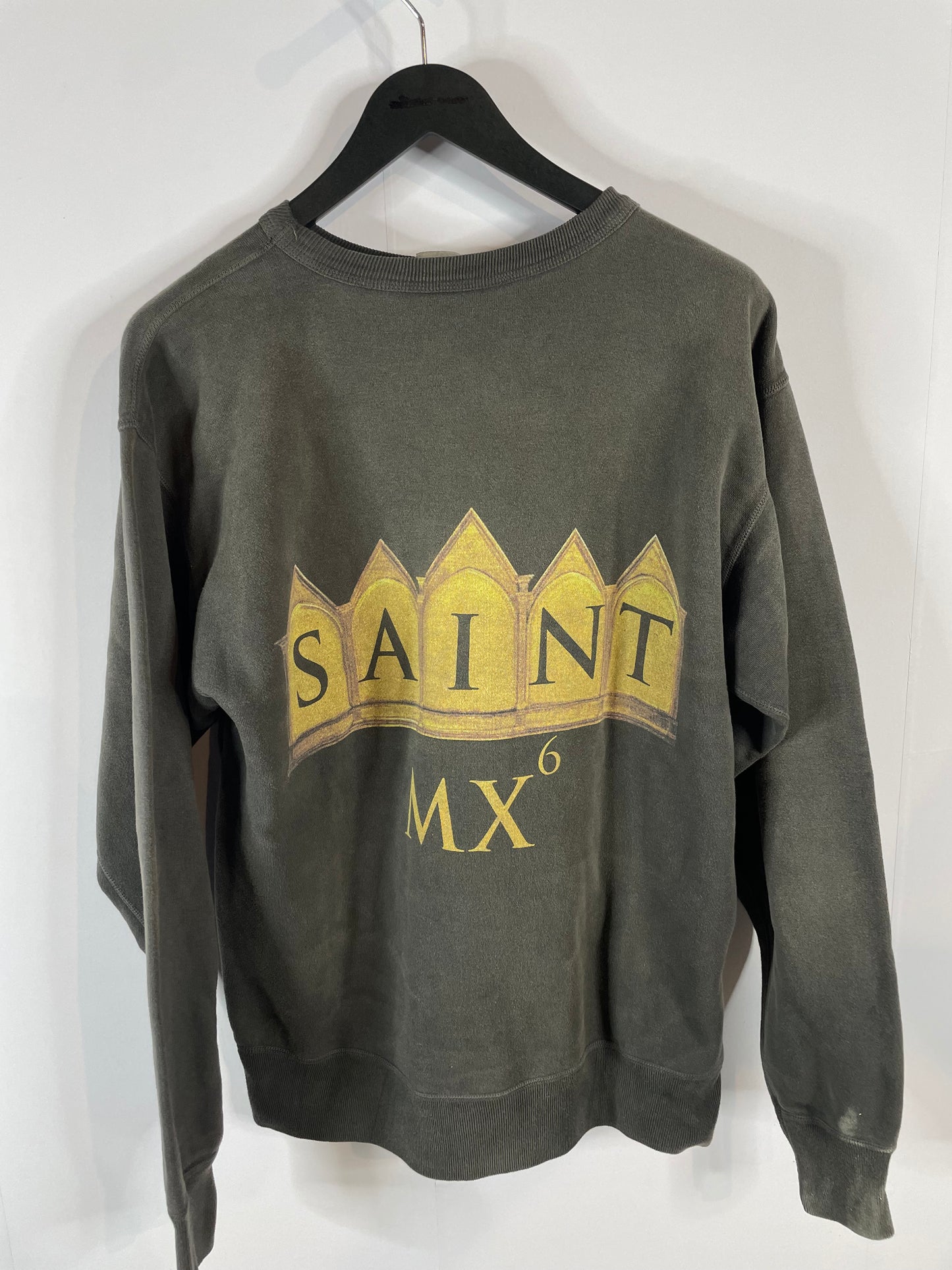 St Mx6 Crewneck Grey Eye Future New With Tags Medium