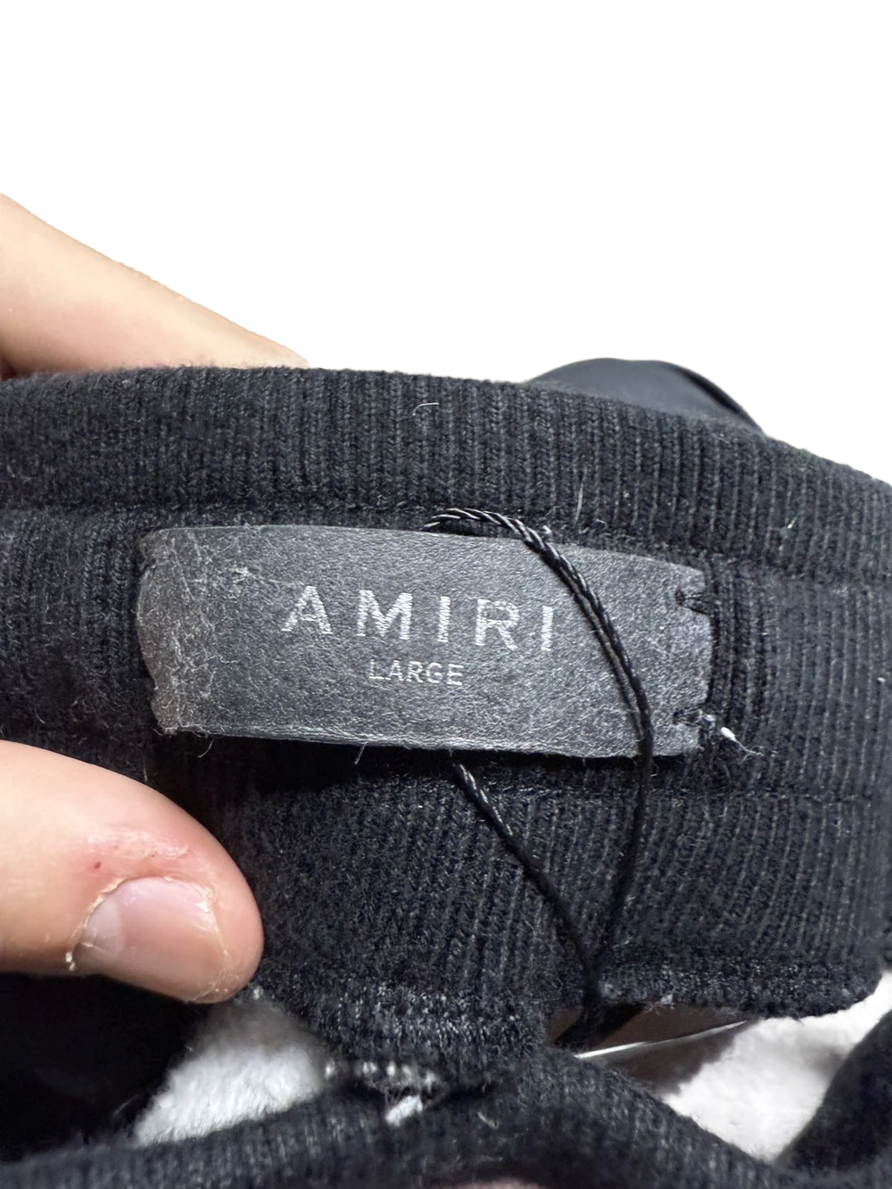 Amiri Side Logo White Sweats