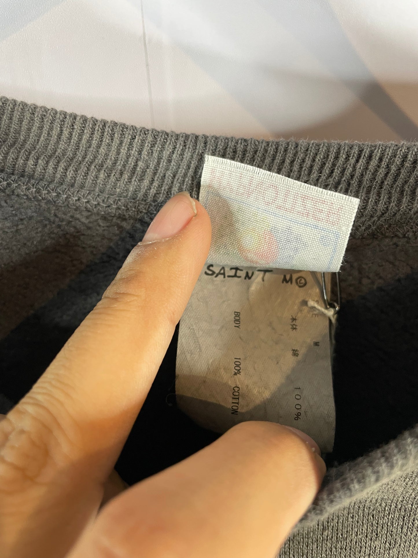 St Mx6 Crewneck Grey Eye Future New With Tags Medium