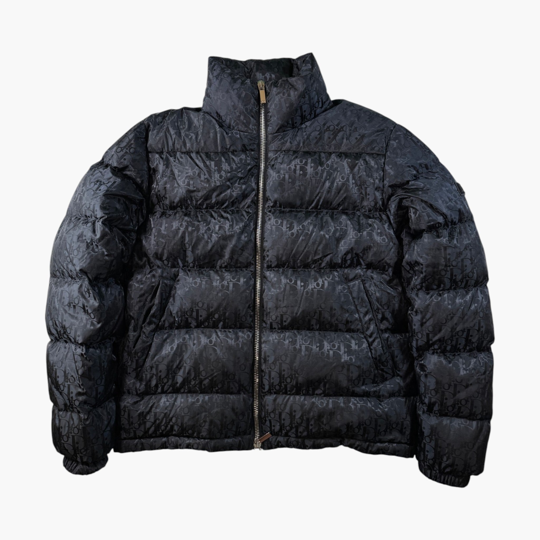 Dior Oblique Puffer Black Jacket