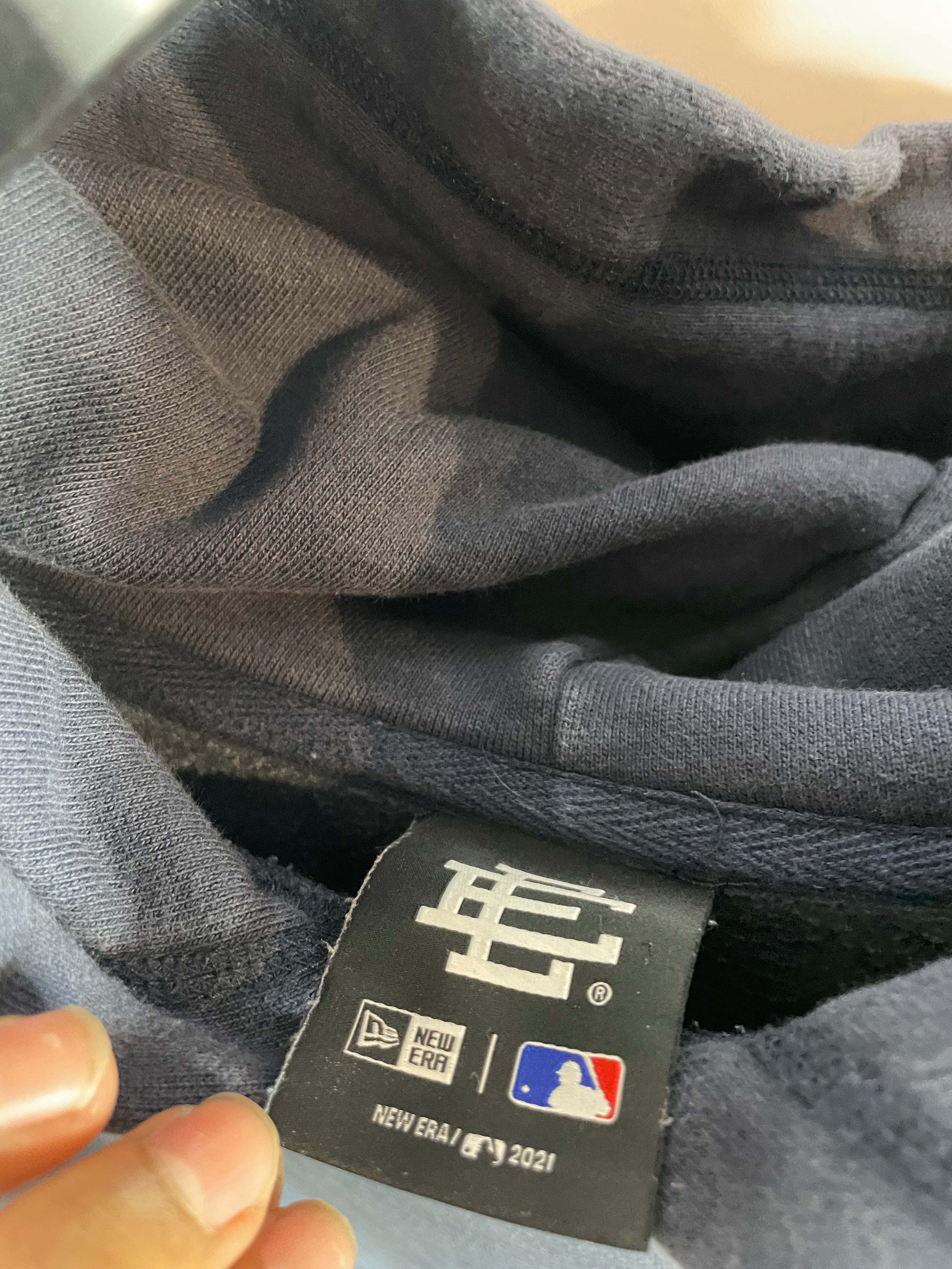 EE Houston Astros Sweatsuit Navy Orange Used Large