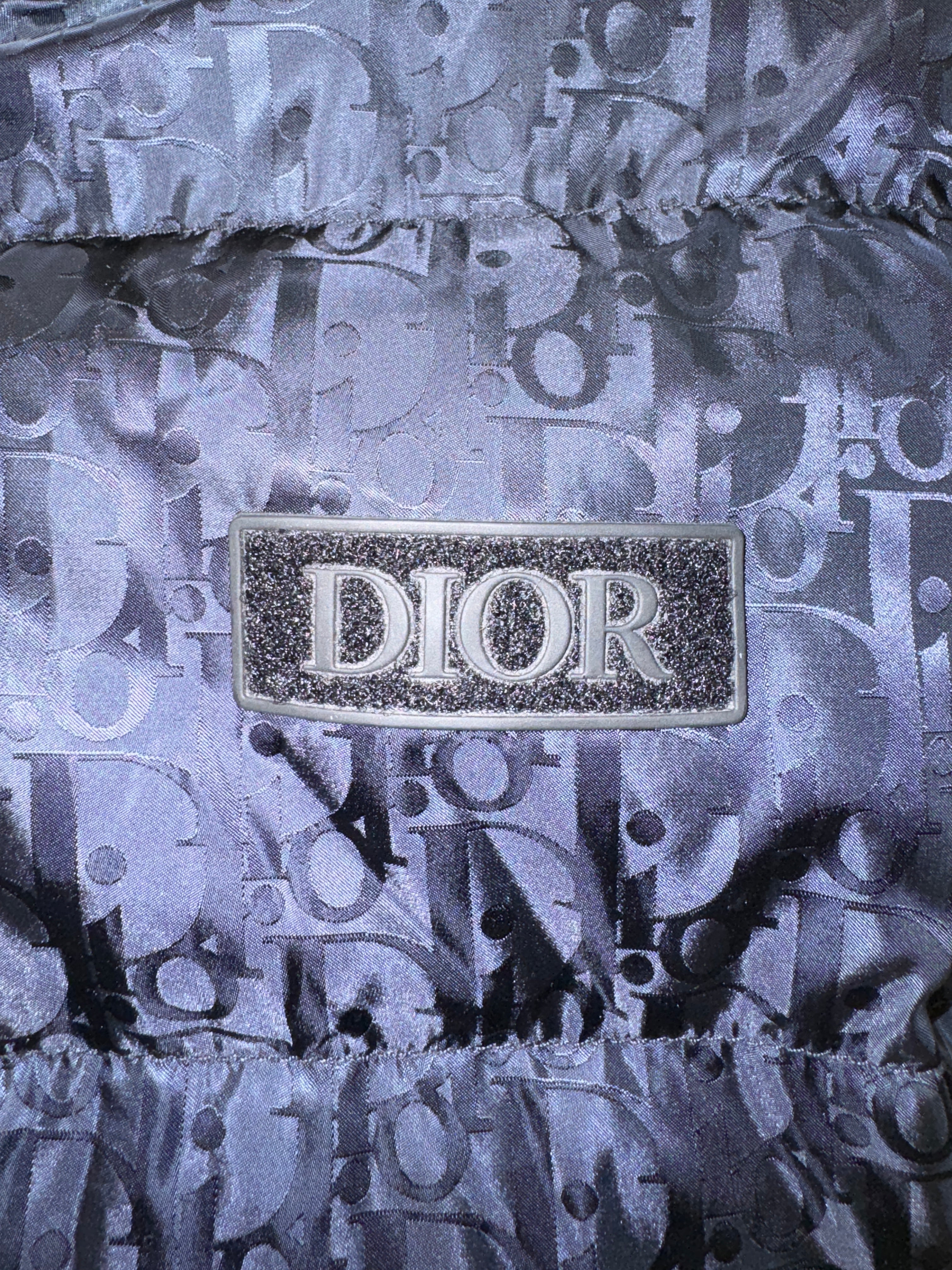 Dior Oblique Puffer Black Jacket