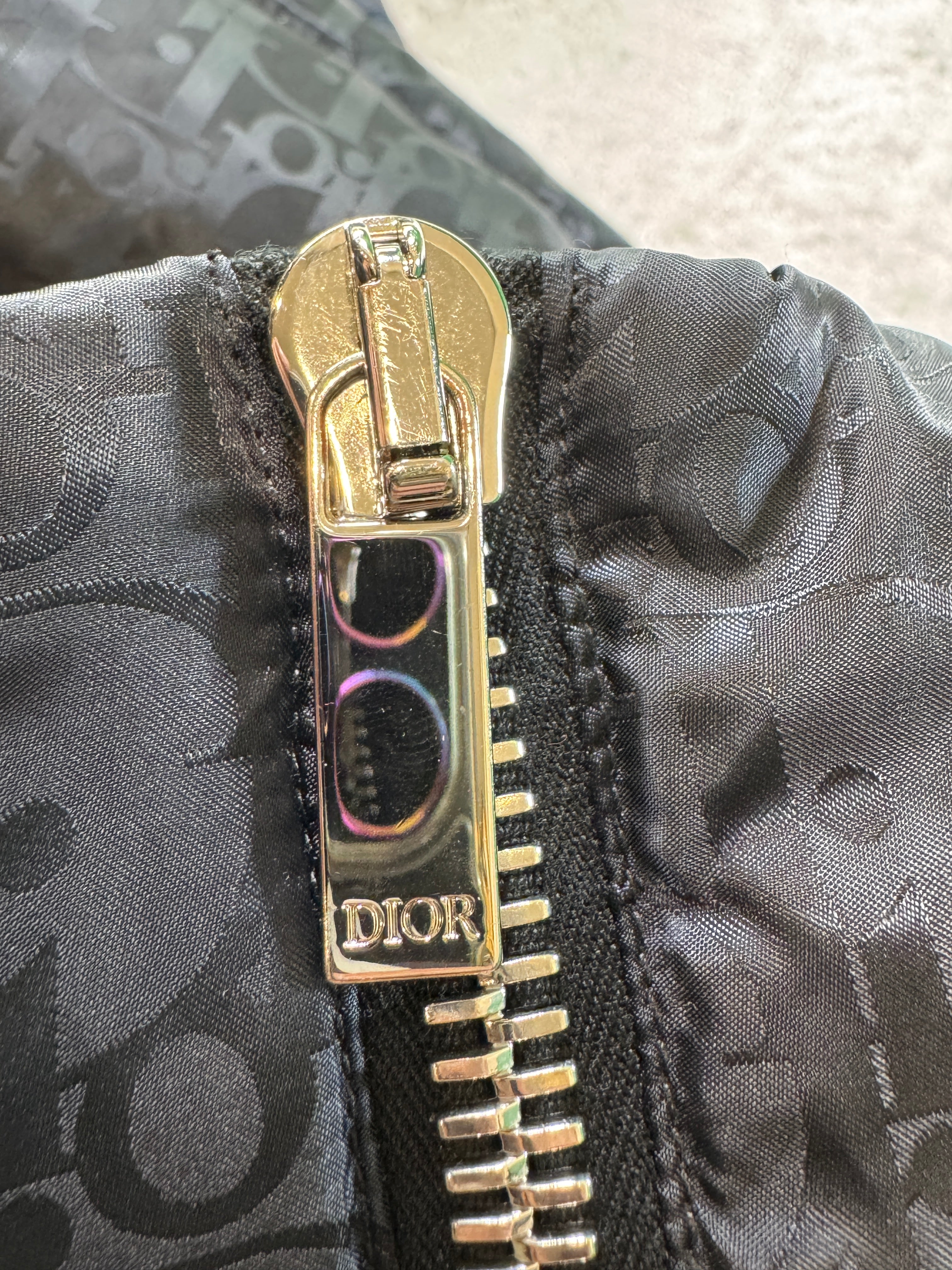 Dior Oblique Puffer Black Jacket