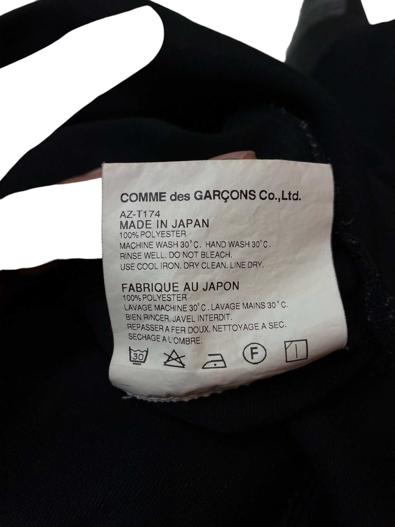 CDG Black Red Heart Hoodie