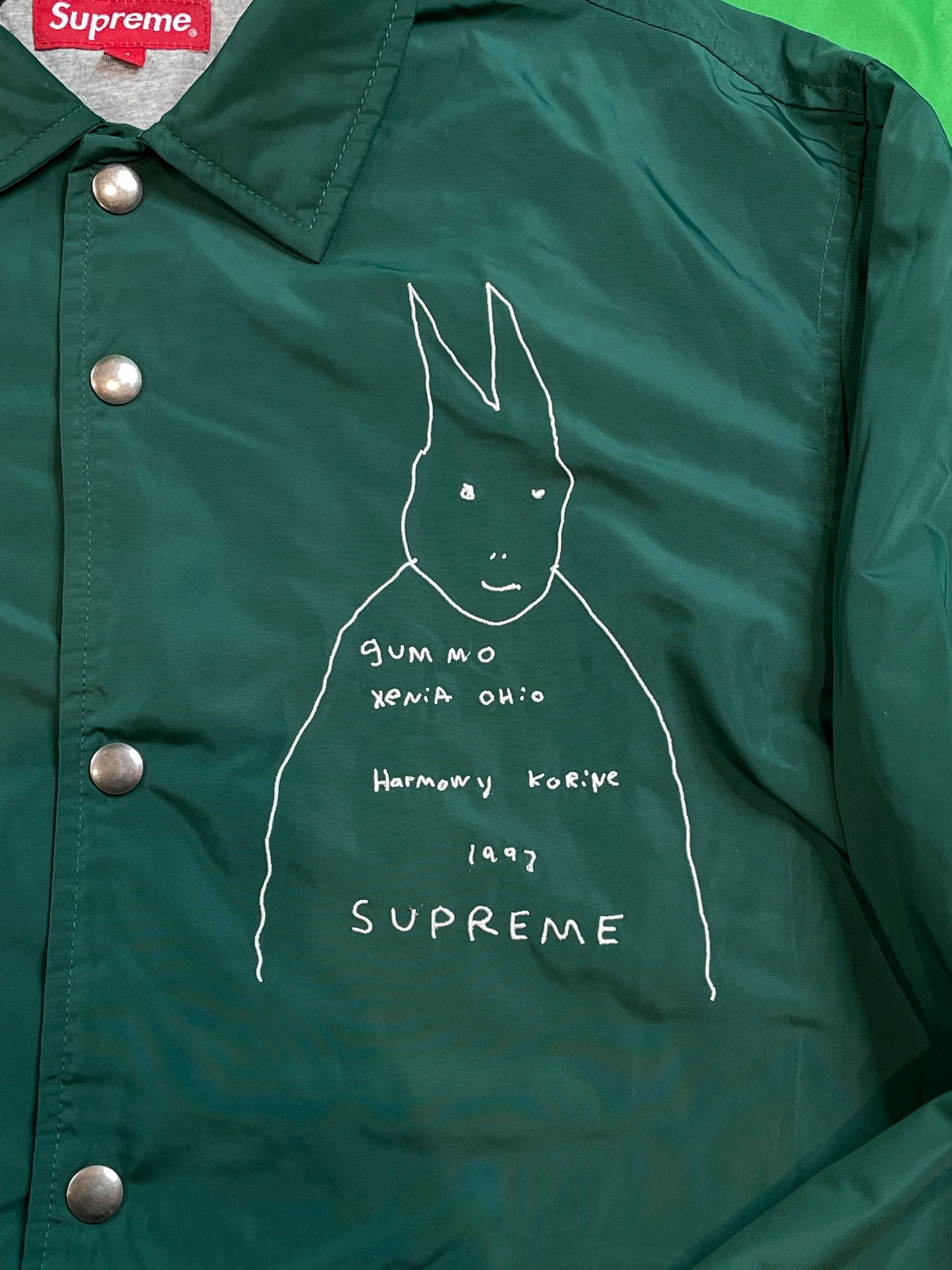 Supreme Coaches Jacket Green