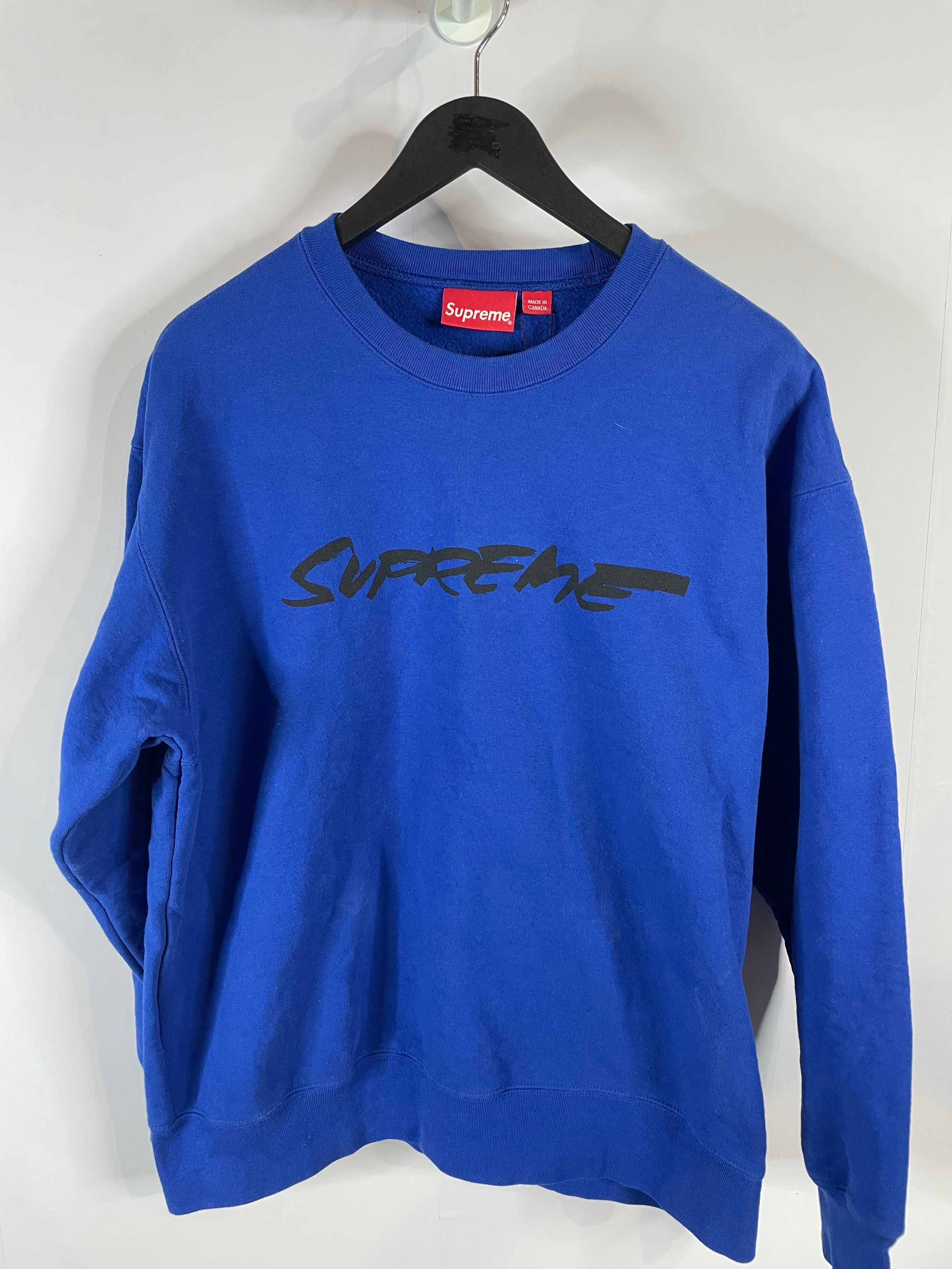 Supreme Blue Black Futura Crewneck Used Medium