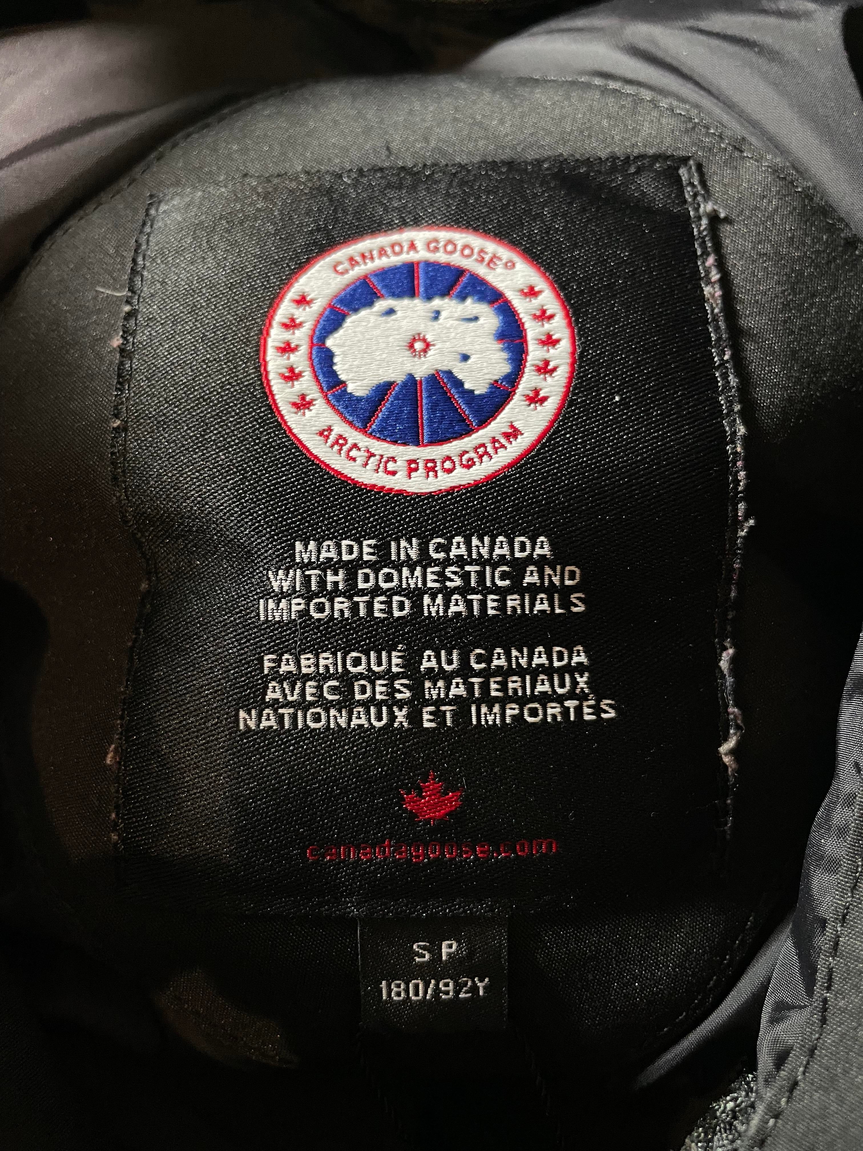 Canada Goose Expedition Brown Fur Black Jacket
