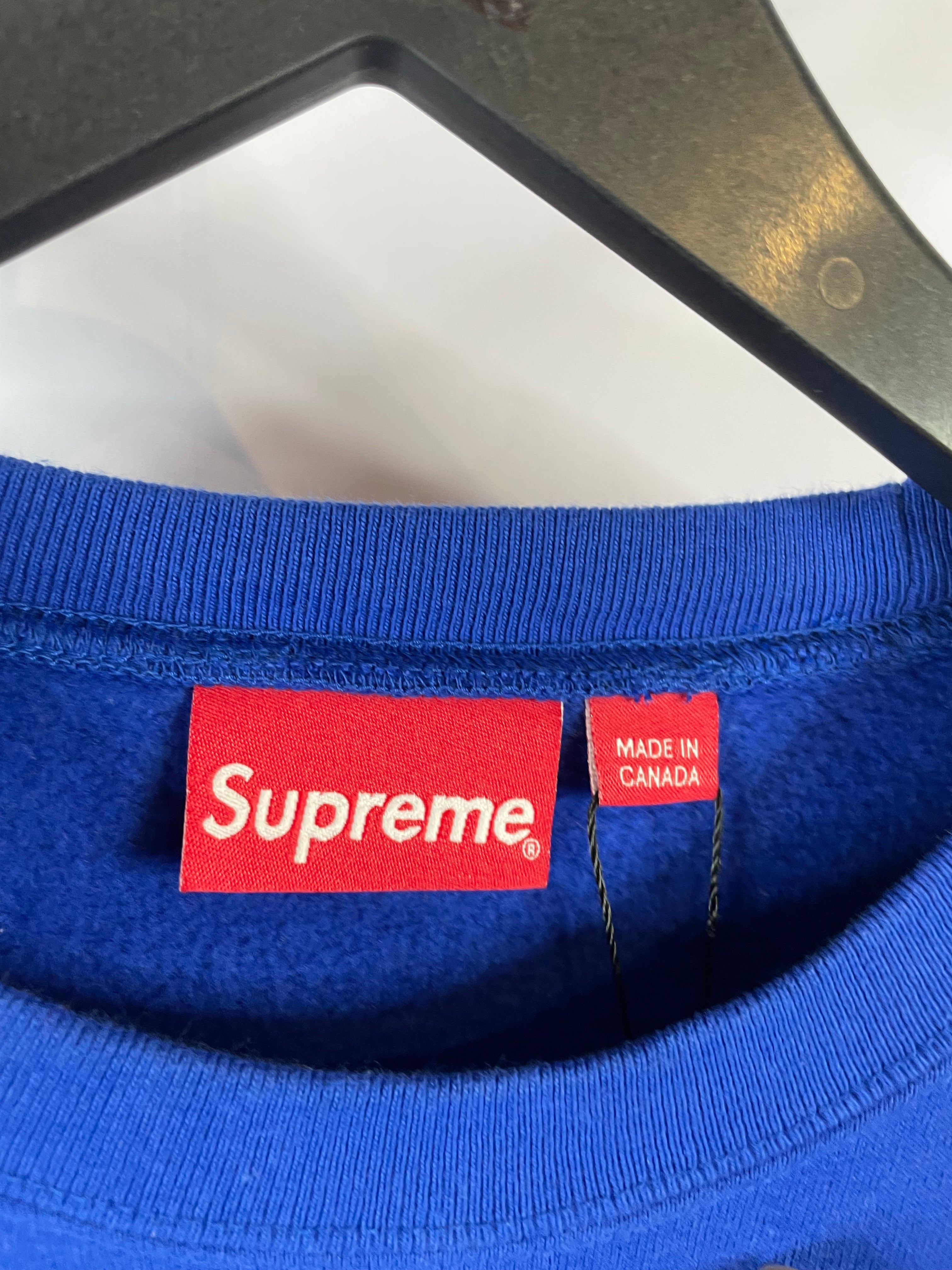 Supreme Blue Black Futura Crewneck Used Medium