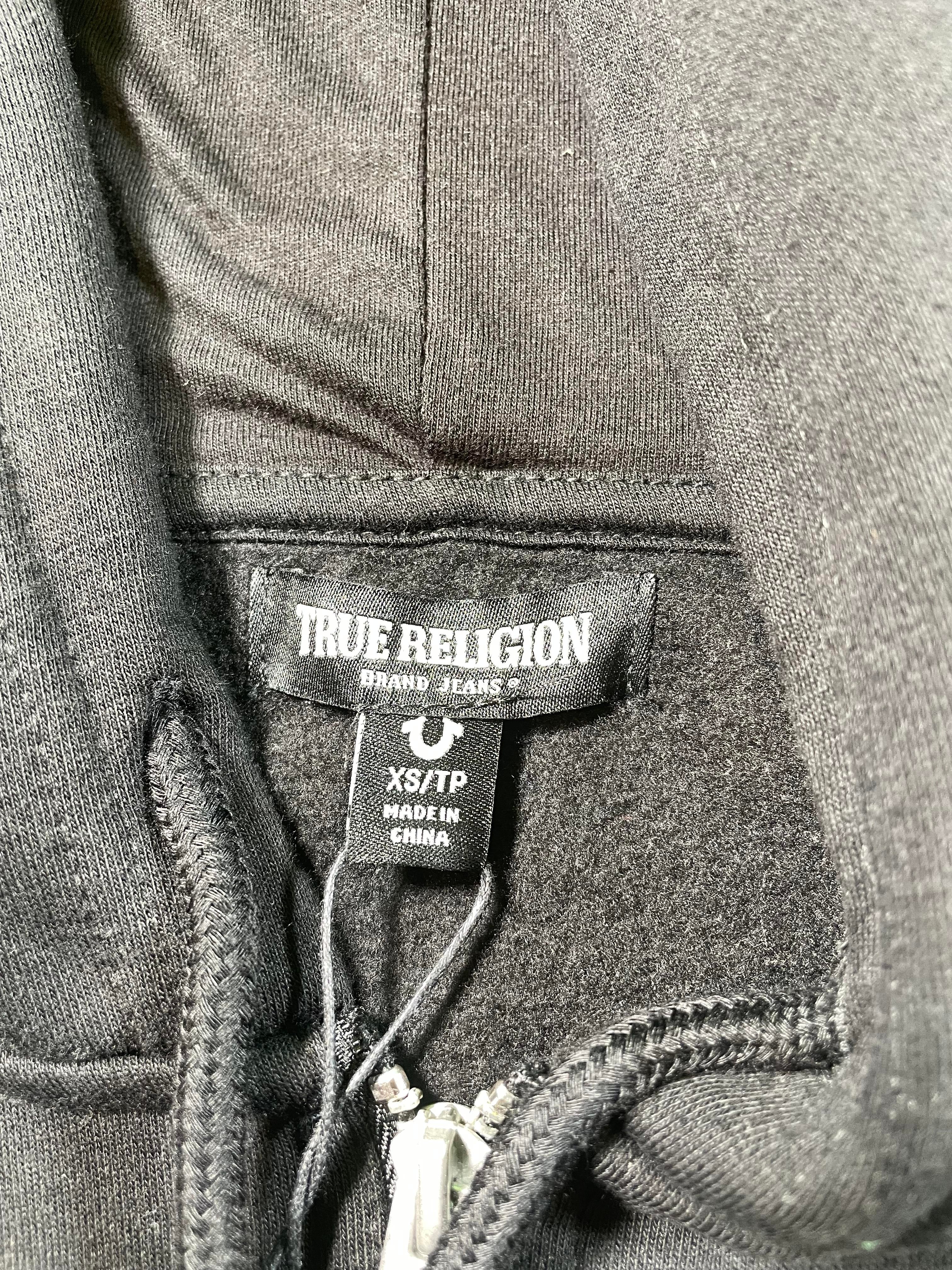 True Religion Overt Arch Logo Zip Up