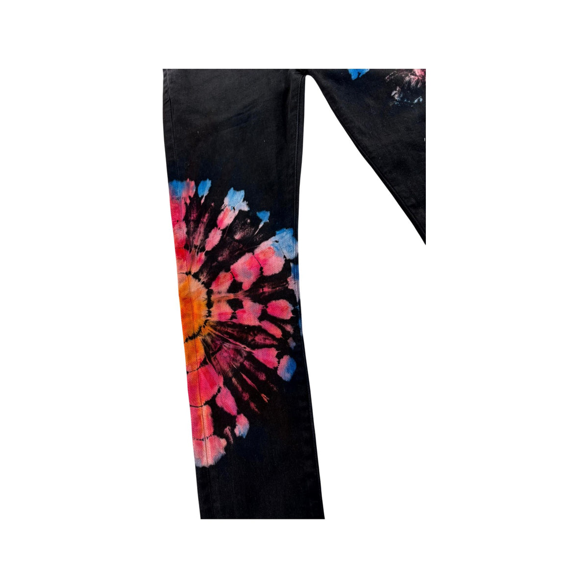 Amiri Tie Dye Black Jeans