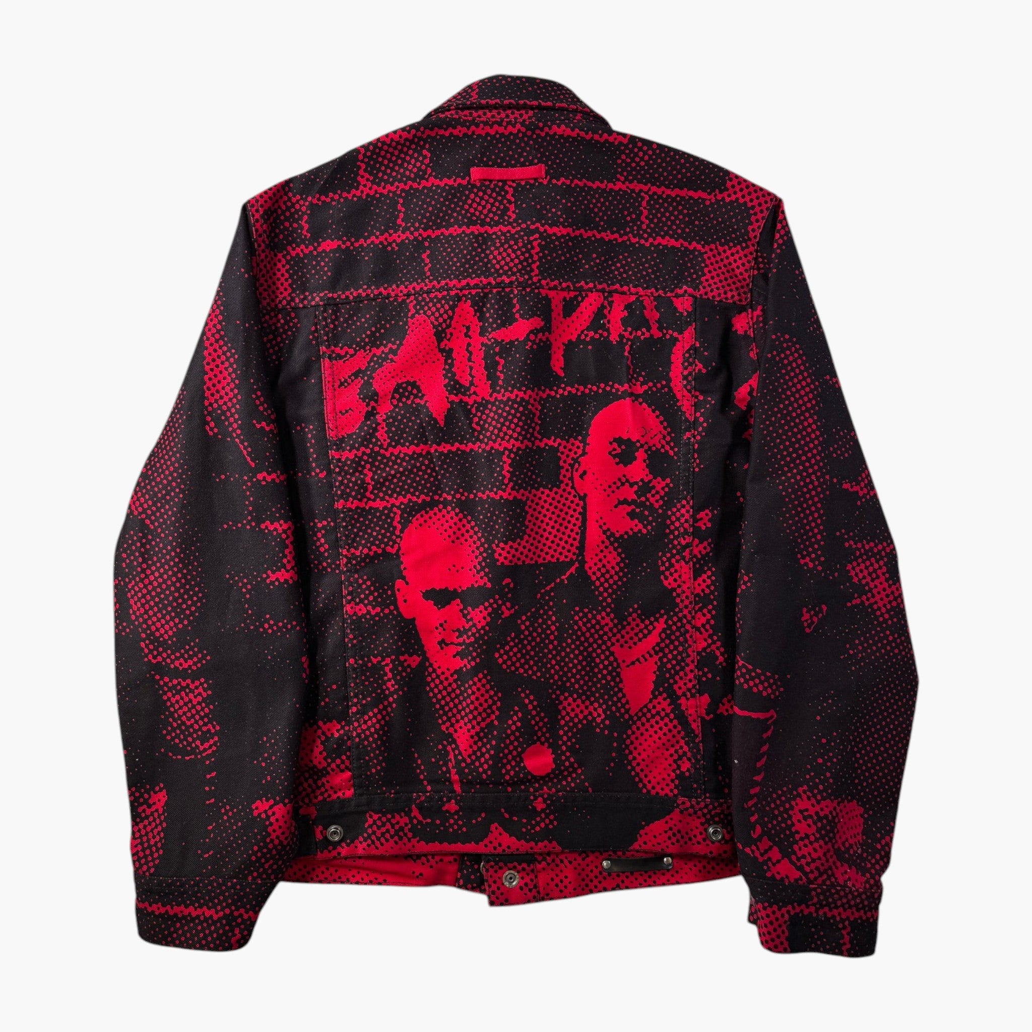 Supreme x JPG Black & Red Denim Jacket